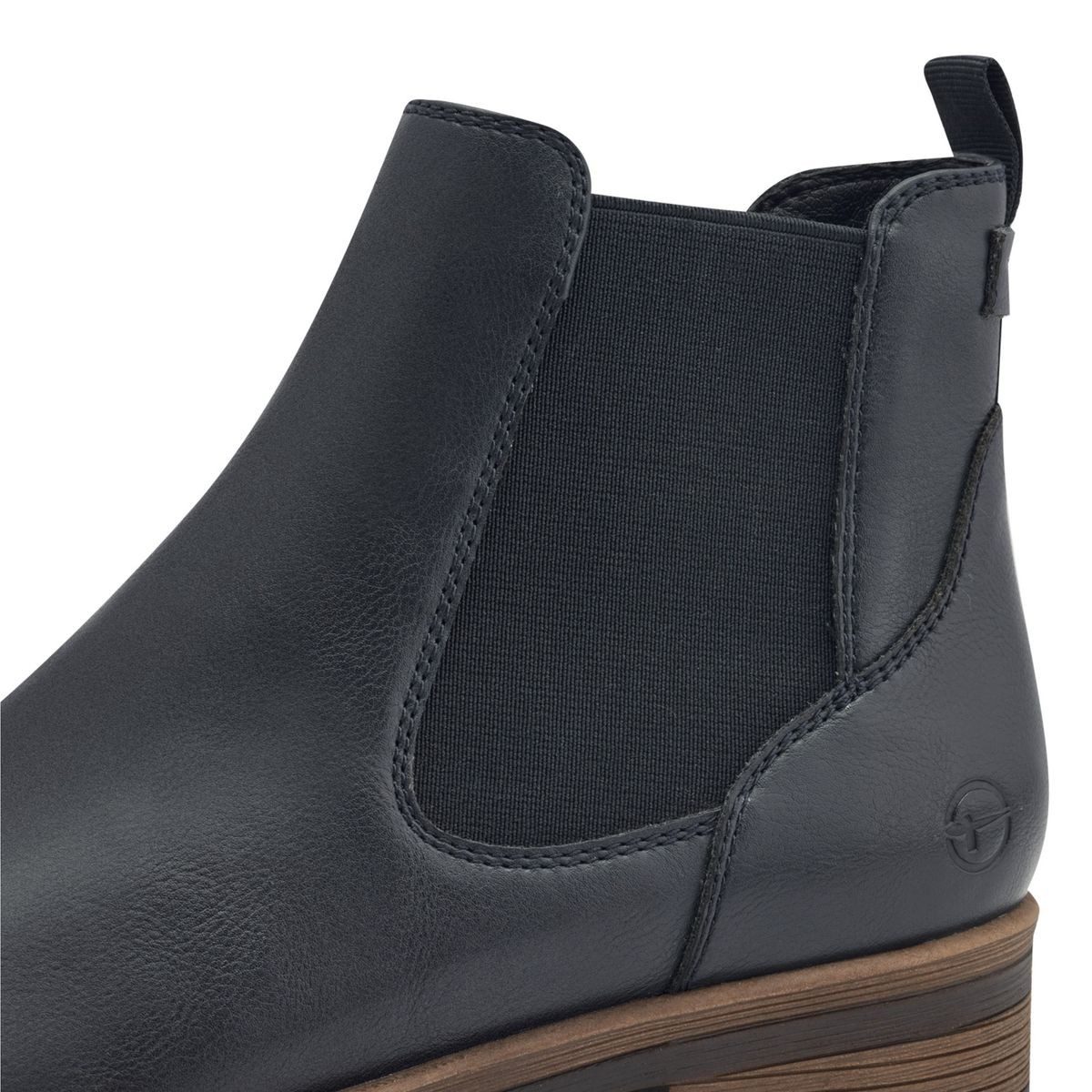 Tamaris 1-25312-41/805 Stiefelette Klassischer Chelsea Boot in urbaner Lederoptik