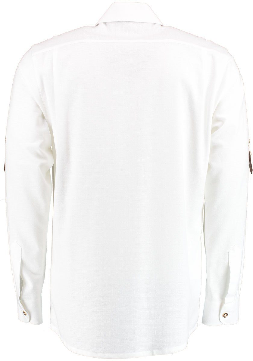 OS Trachten Trachtenhemd Mutai Herren Langarmhemd mit Haifischkragen günstig online kaufen