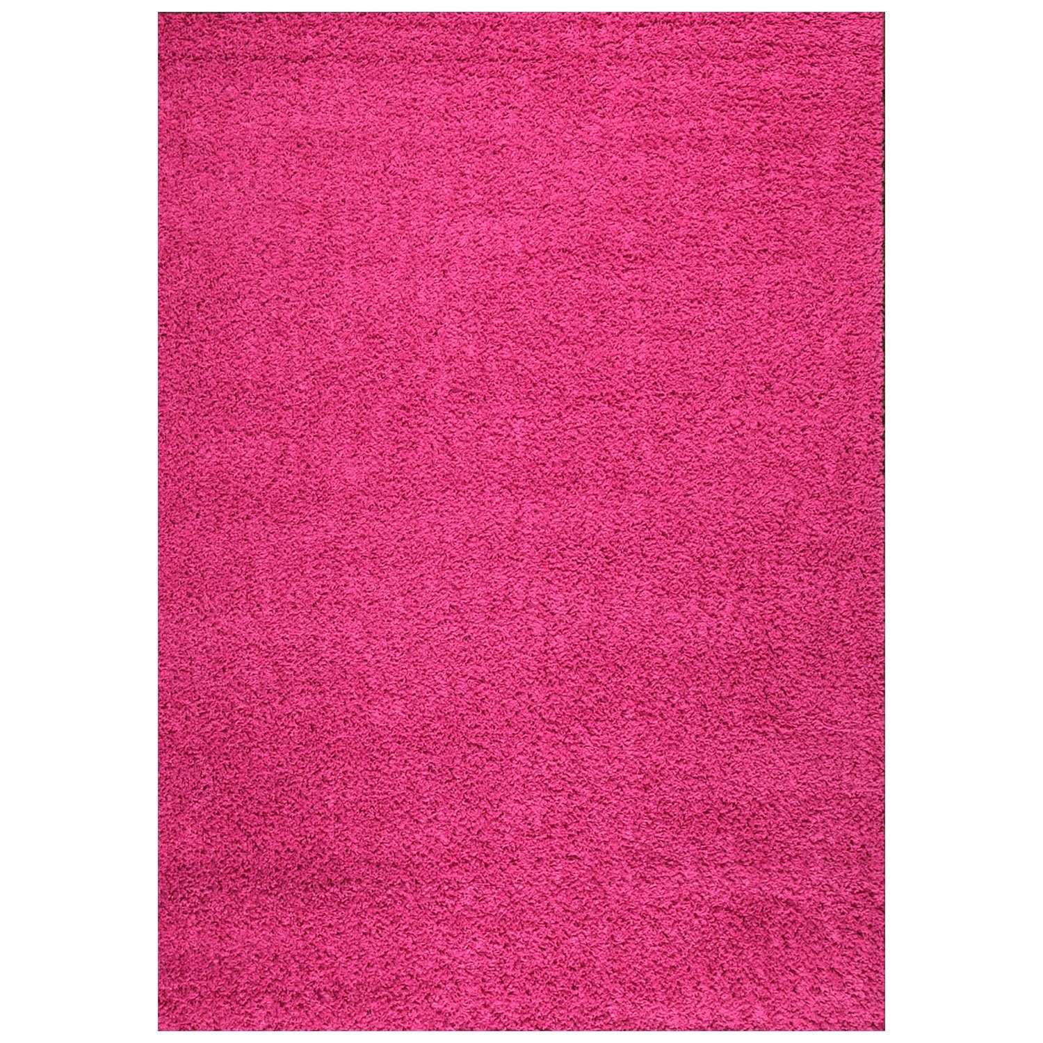 Vimoda Hochflor-Teppich Prime Shaggy Langflor Teppich pink, Rund, Höhe: 30 günstig online kaufen