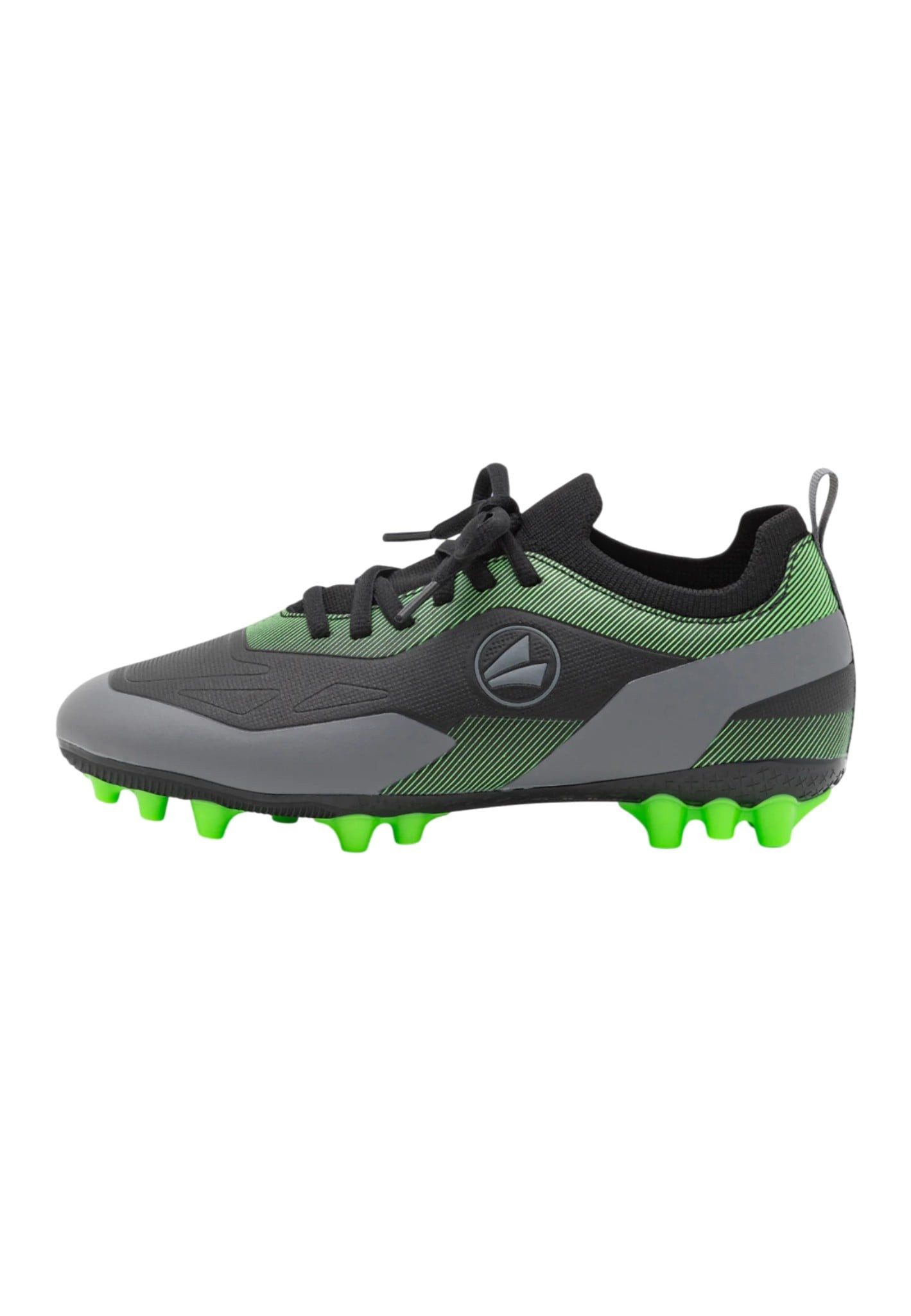 Jako J-SFG Twist Sock (für feste Böden) schwarz/neongrün Jungen Fußballschuh