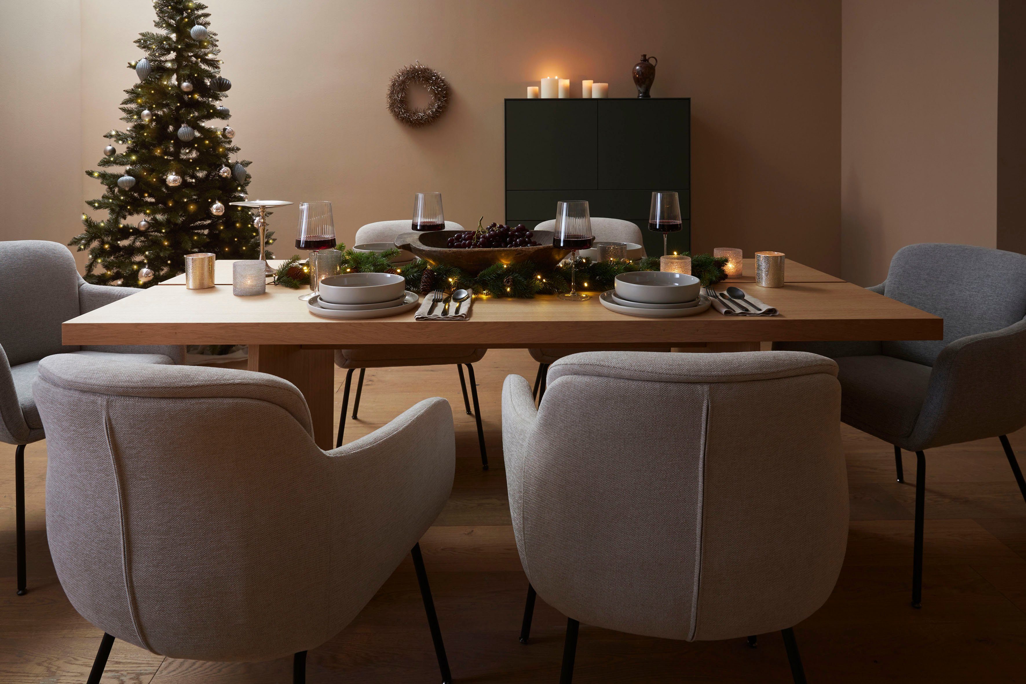LeGer Home by Lena Gercke Dekokranz Marica, Weihnachtsdeko, Kranz in goldfarbener Optik, Türkranz, Ø ca. 43 cm