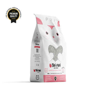 Toi Moi Katzenstreu Katzenstreu mit Babypuder-Duft– Toi Moi Natriumbentonit 5L-10L