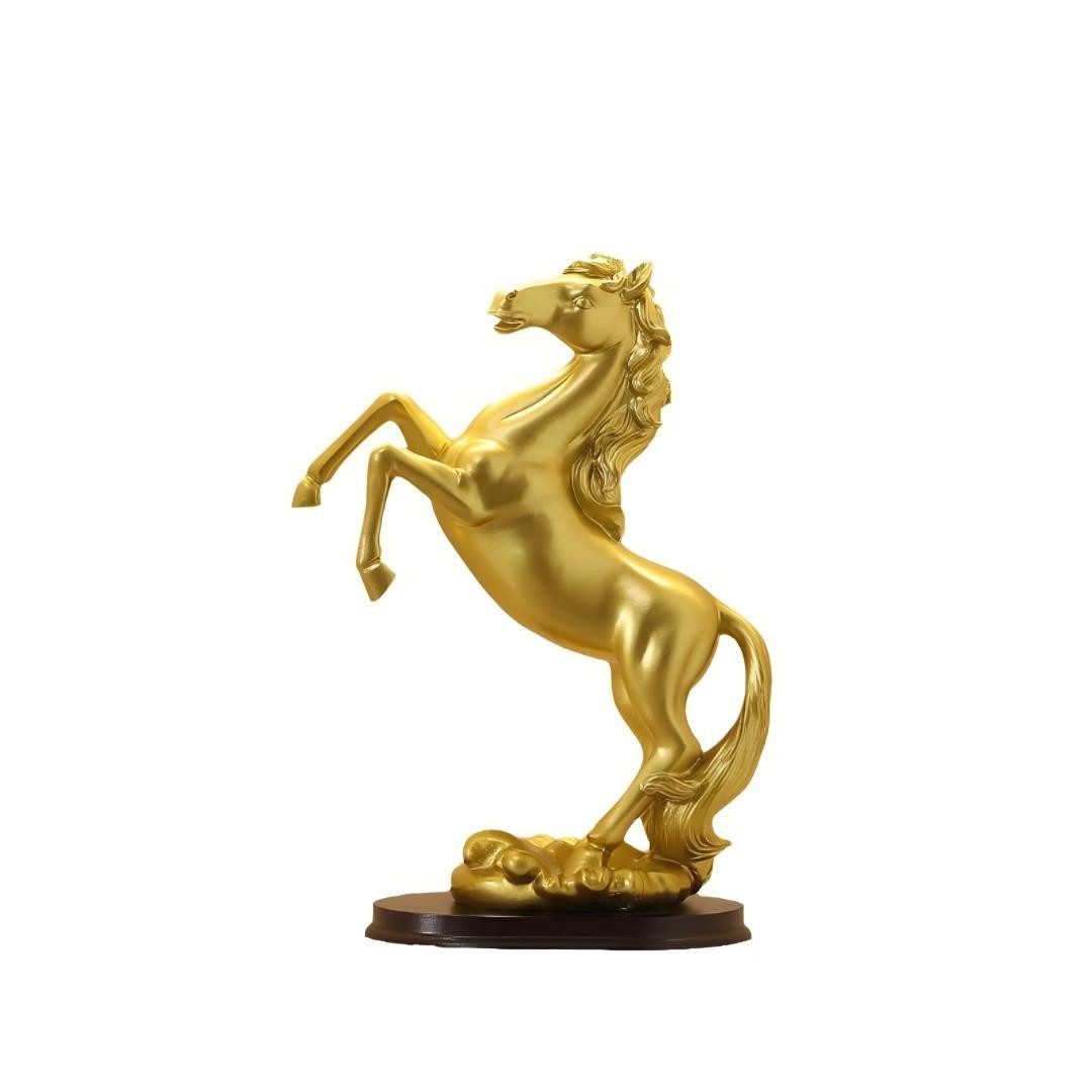 LIANNA Dekofigur Dekofigur Retro Pferd Wohnkultur-Akzente, Couchtisch (Set, 1 St., abstrakte Kunststatue für Esszimmer, Hotels, Wohnzimmer), flippige Dekoration, moderne ästhetische Raumdekoration