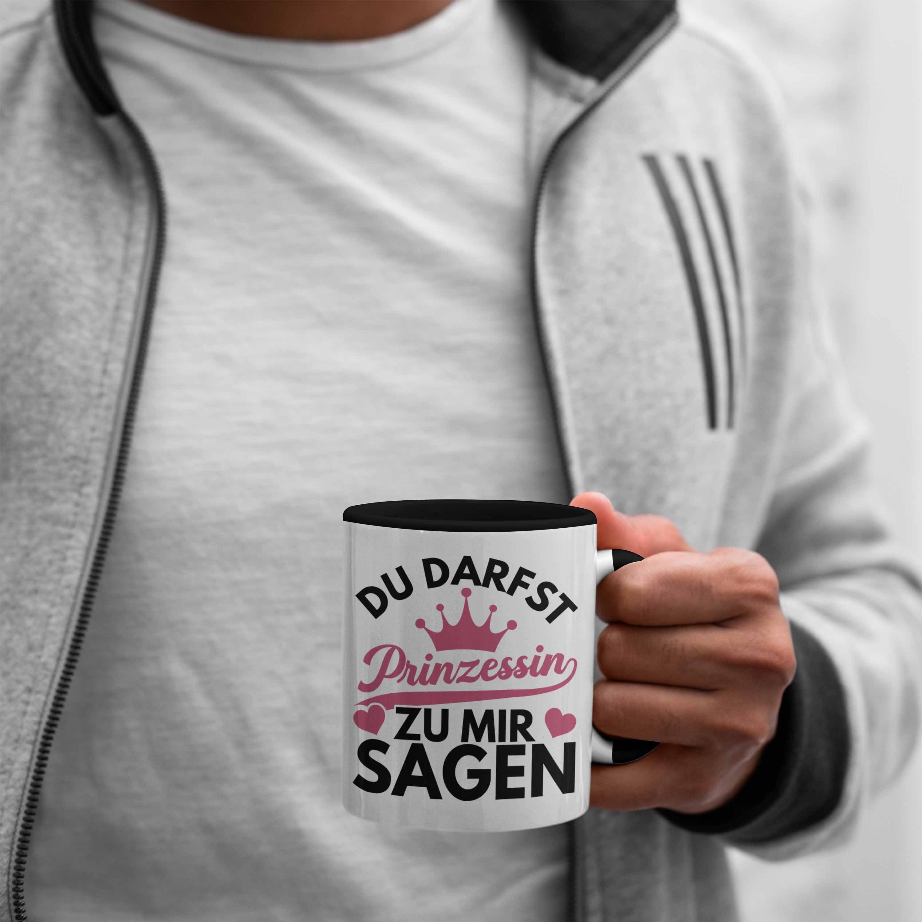 Schwarz Trendation Prinzessin Trendation - Darfst Du Tasse Jugendliche Zicke Zu Lustiges Teenager Tasse Geschenk Mir Geschenk Sagen Mädchen