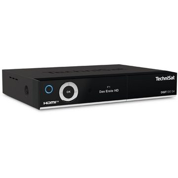 TechniSat DIGIT ISIO S4 HDTV-Twin-Sat-Receiver DVR-Ready Streaming Satellitenreceiver (WLAN, LAN (Ethernet), ISIO-Internet: Zugriff auf Mediatheken, ISIO-Apps und HbbTV)