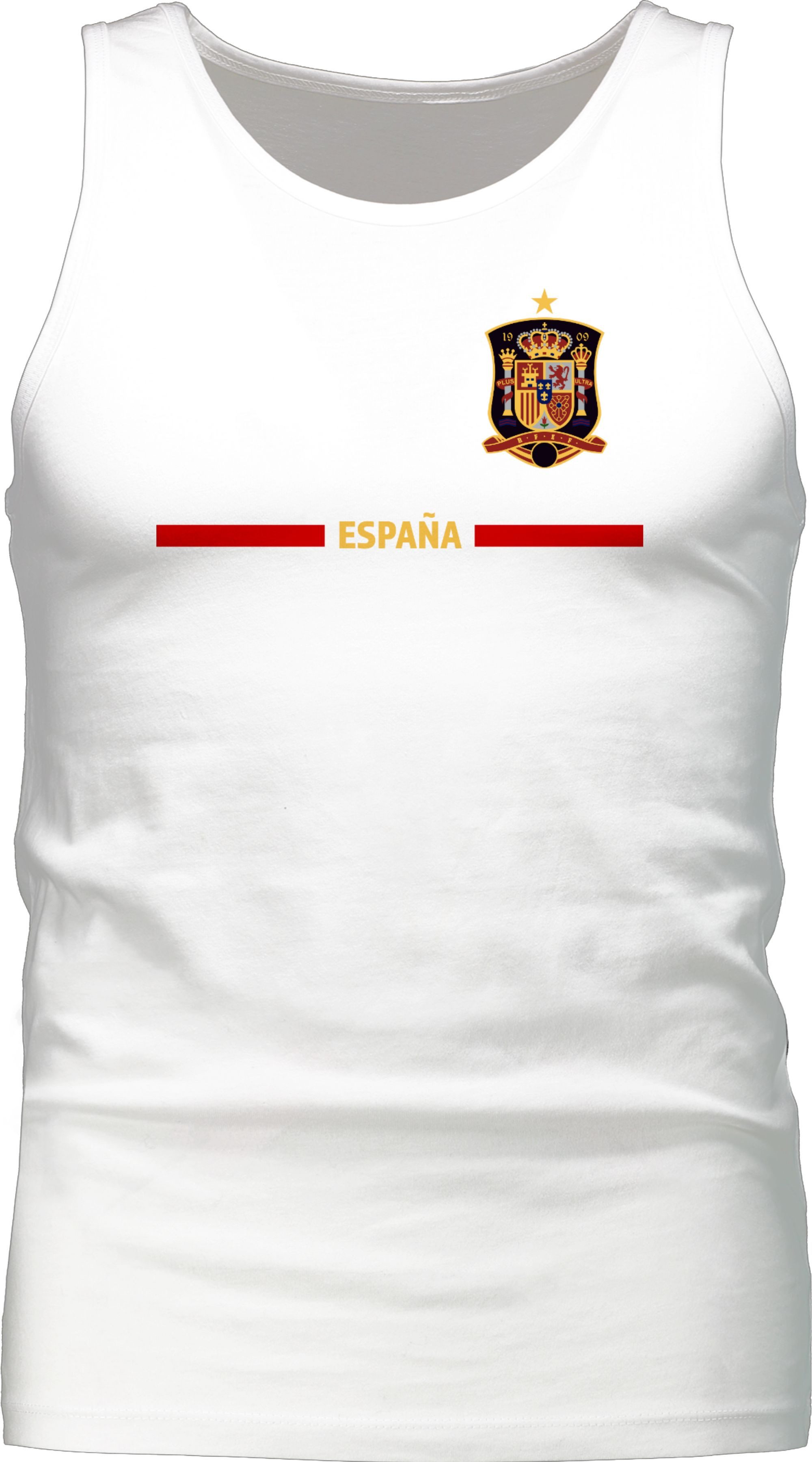 Shirtracer Tanktop Spanisches Trikot Wappen, España mit Stolz, Spanien Fan-Motiv 2024 Fussball EM Fanartikel