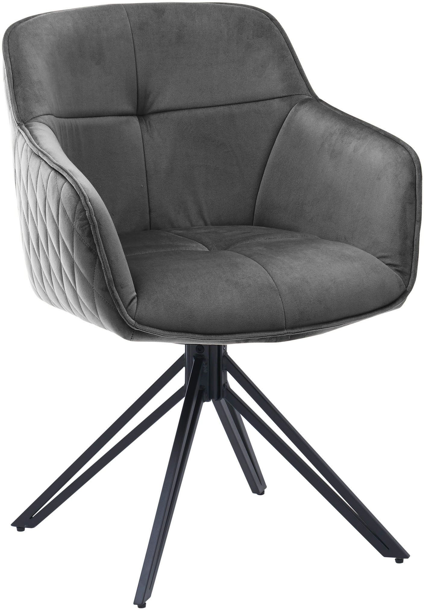 Stolkom Sp.z.o.o. Armlehnstuhl Emma B/H/T 59x82x62 cm (Set, 2 St), 180 grad drehbar mit Auto-Return