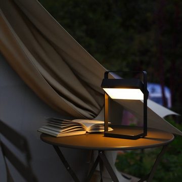 Nordlux LED Solarleuchte Saulio To-Go, LED fest integriert, Warmweiß, 3-Stufen-Dimmer, tragbar, USB-Anschluss, nachhaltig