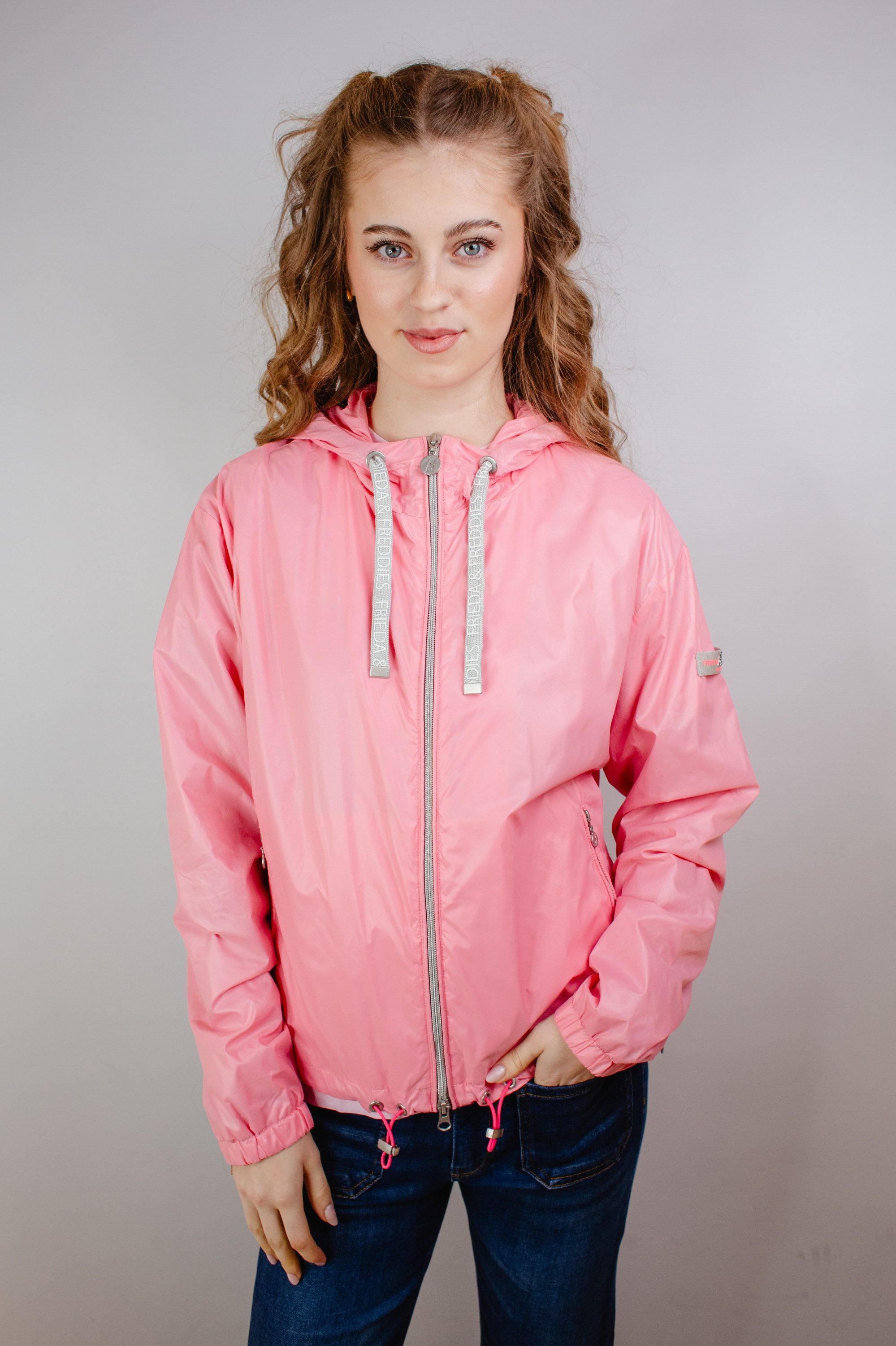 Frieda & Freddies Langmantel Popjacke FRIEDA & FREDDIES foxy pink