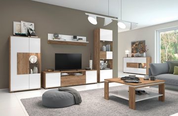 Places of Style TV-Board Stela, mit Push-to-open und Soft-Close-Funktion, Hochglanz UV-lackiert