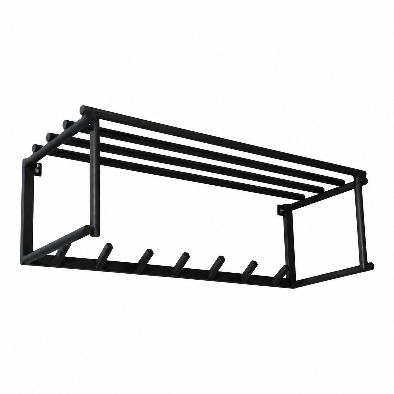 LOFT42 Wandgarderobe LOFT42 Garderobenständer Eddy - Metall - Schwarz - 80x30x24