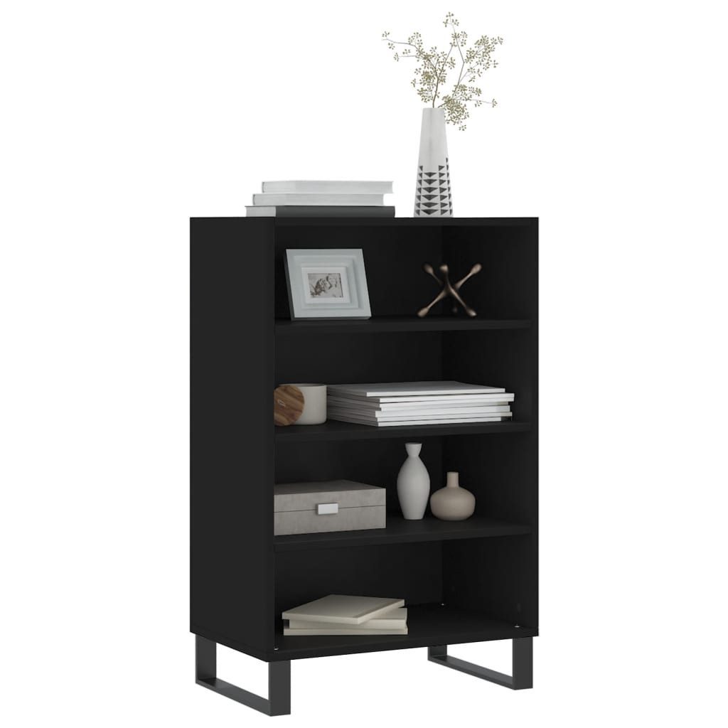 vidaXL Highboard Highboard Schwarz 57x35x90 cm günstig online kaufen