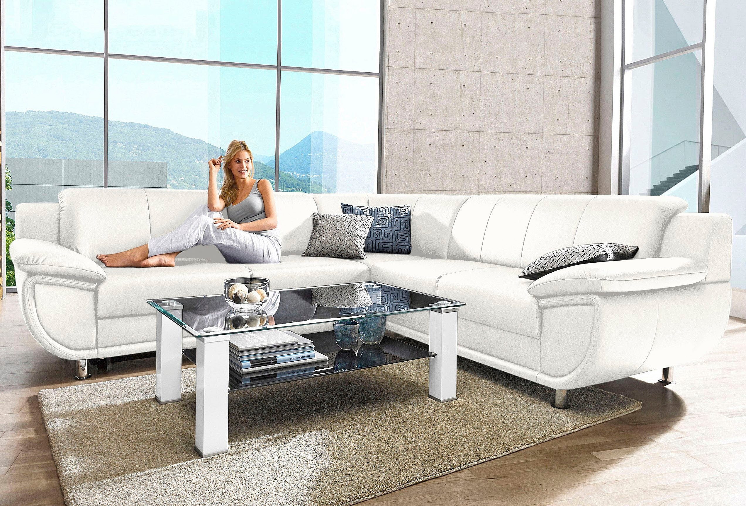 TRENDMANUFAKTUR Ecksofa Rondo wahlweise mit Schlaffunktion, günstig online kaufen