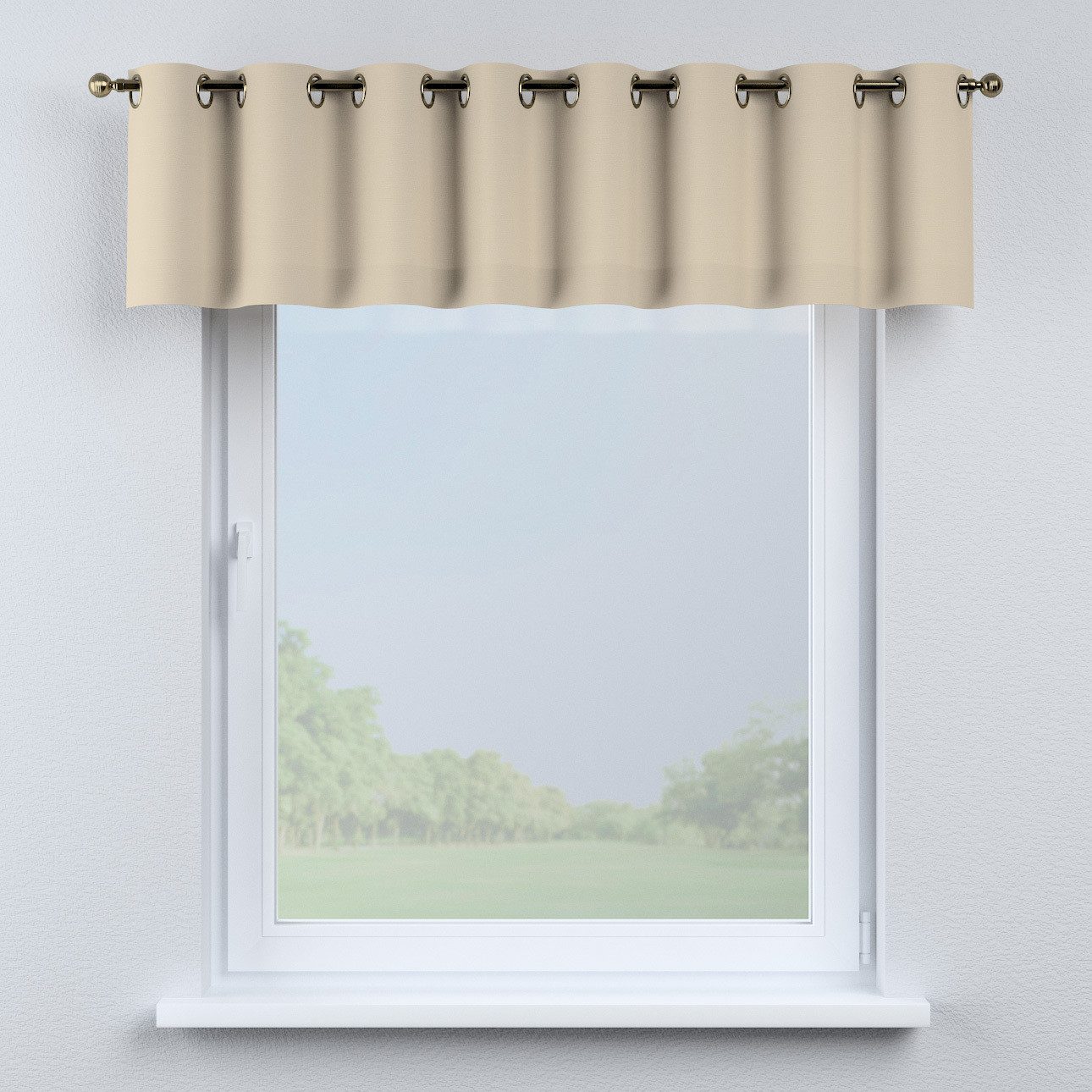 Dekoria Vorhang mit Ösen 130 x 40 cm, Cotton Panama