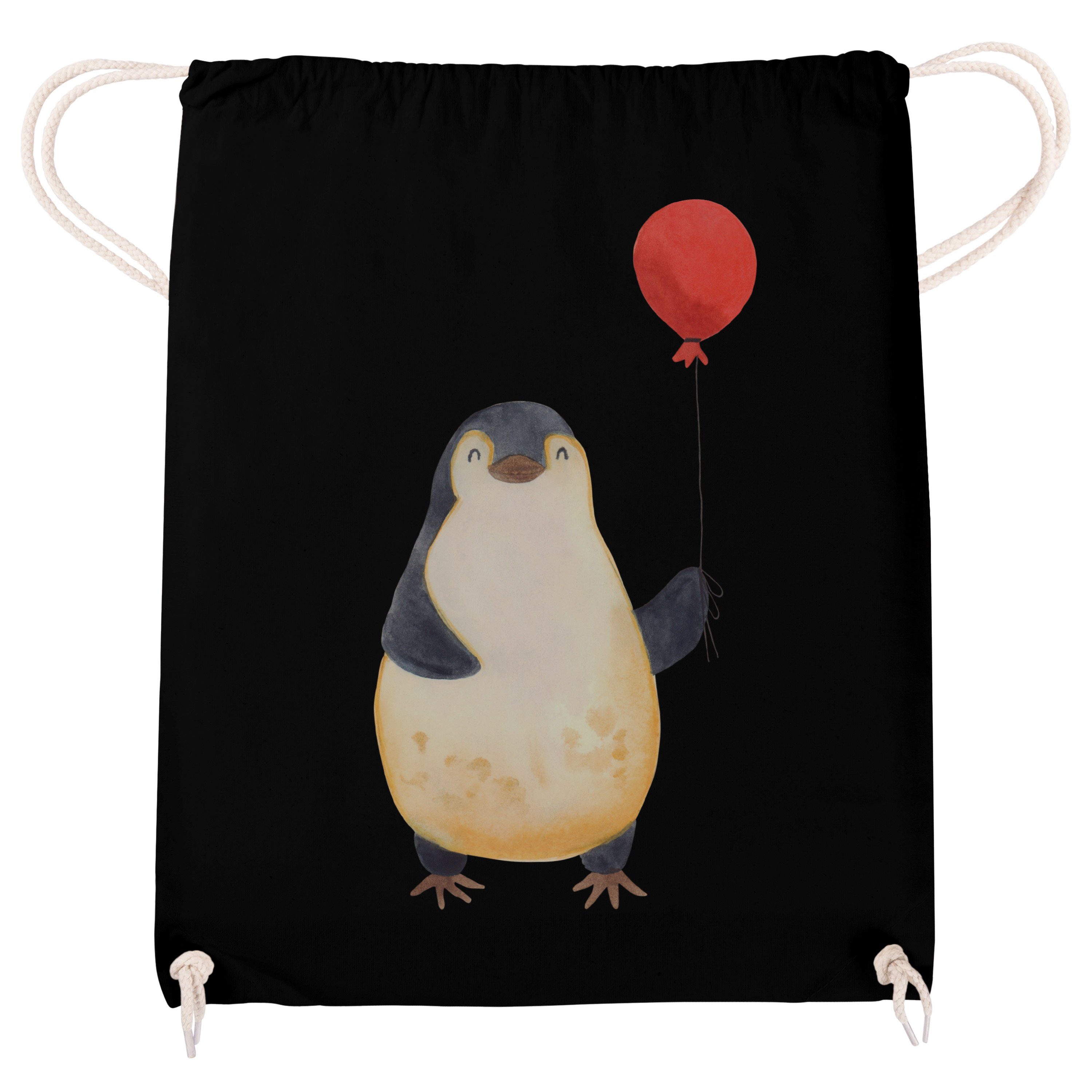 Lebenslust, Luftballon - Schwarz Glück Panda - Geschenk, Sporttasche Pinguin & Jahrmarkt, Mr. Mrs. (1-tlg)
