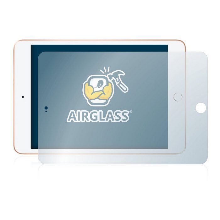BROTECT flexible Panzerglasfolie für Apple iPad Mini 5 2019 (im Querformat 5. Gen) Displayschutzglas Schutzglas Glasfolie klar