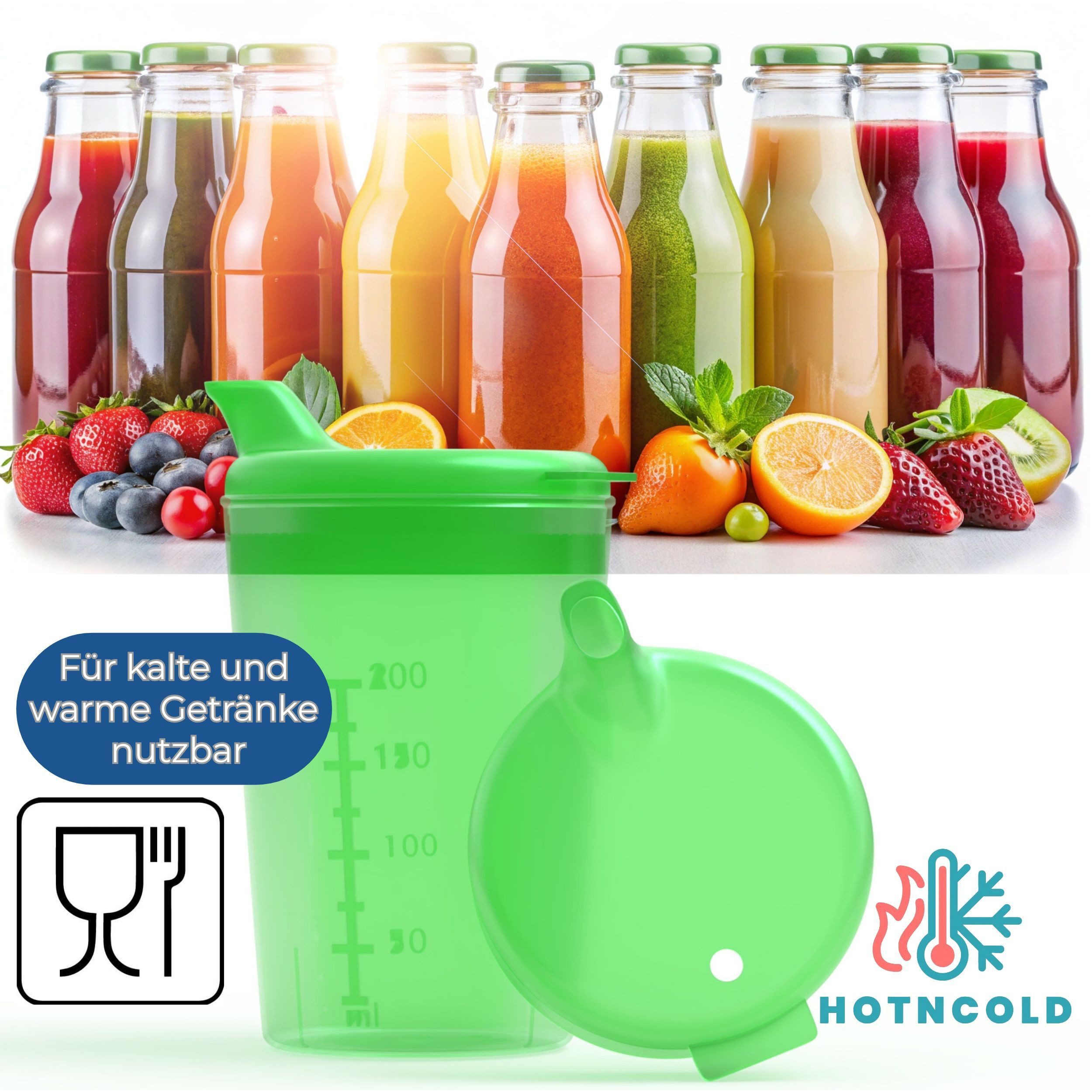 Horn Medical Schnabelbecher 3er Pack Horn Medical Schnabelbecher /Trinkhilfe -Farbe wählbar-, 3-tlg., lebensmittelechtes Polypropylen (PP), bunte & leicht erken – Bild 5 von 5
