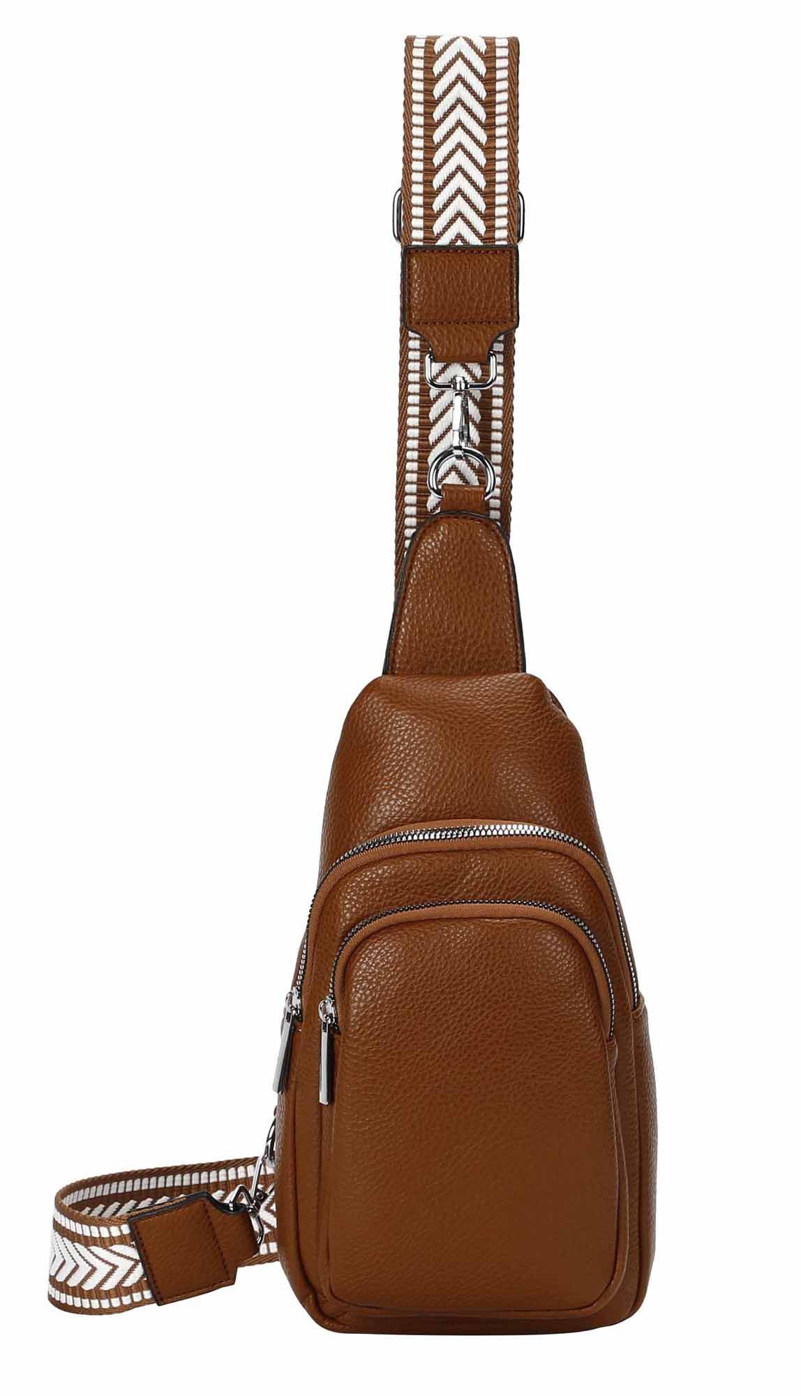 ITALYSHOP24 Schultertasche Unisex Sling-Tasche Bodybag Crossbody Brusttasch günstig online kaufen