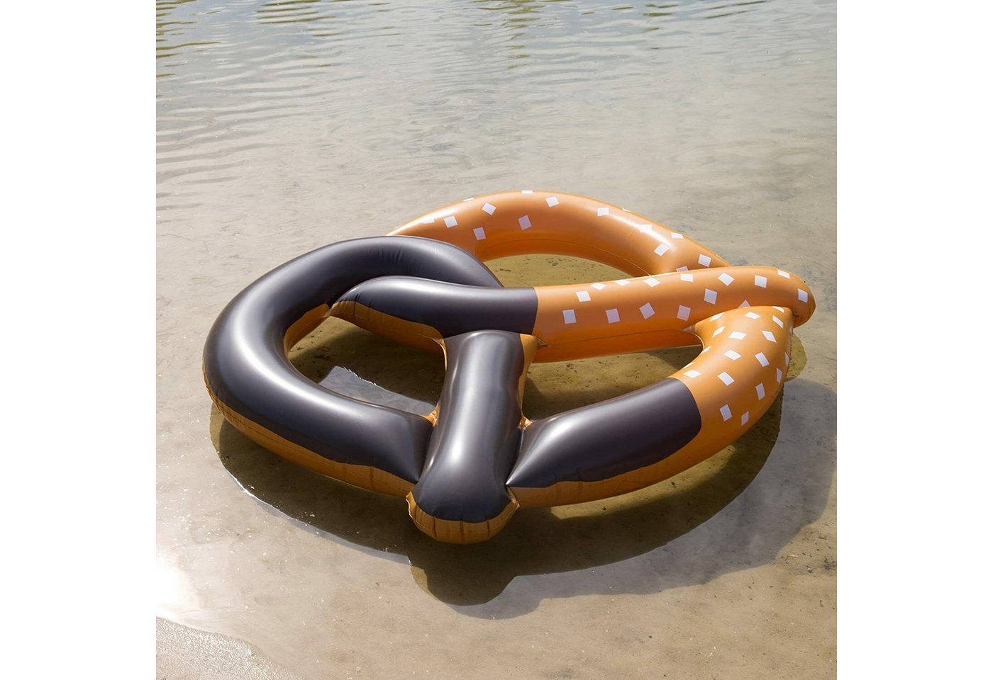ULTRAKIDZ Schwimmtier XL Riesen BREZEL Bayrisch Inflatable Gummitier Aufblasbar Baden Pool, Oktoberfest Accessoir Brezen Deko