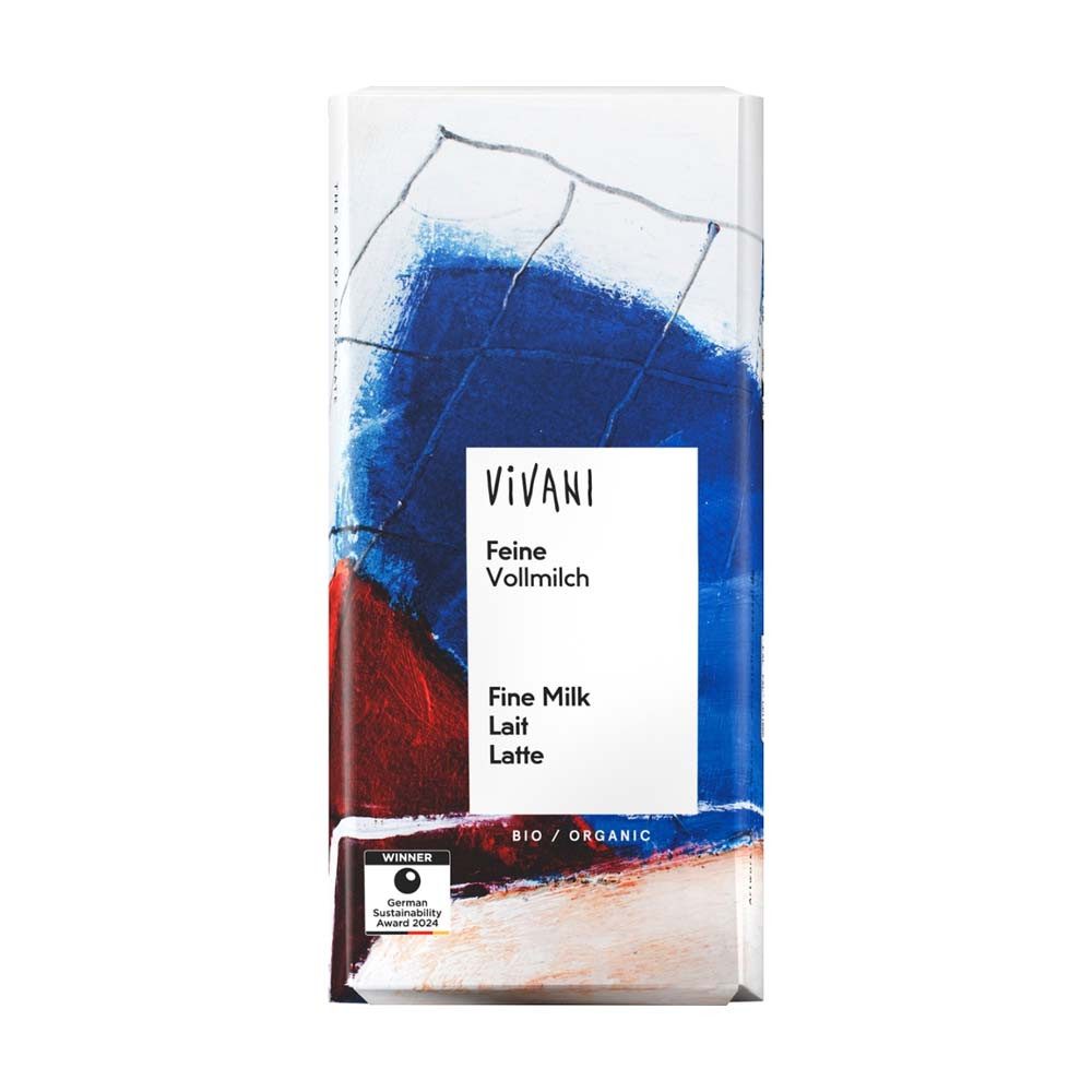 Vivani Süßigkeit Vollmilch Schokolade 80g