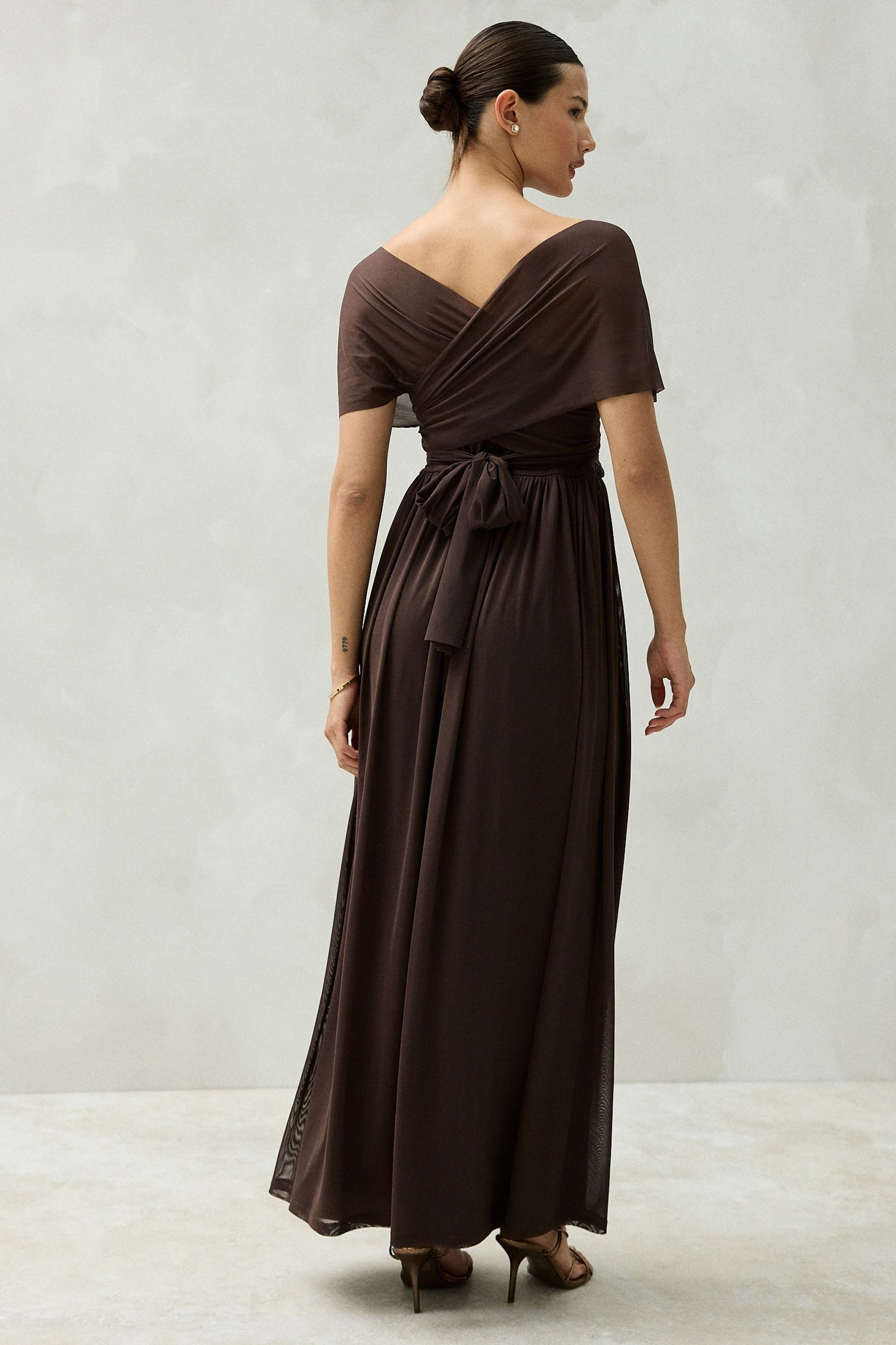 Next Partykleid Multiway-Brautjungfernkleid aus Mesh (1-tlg)