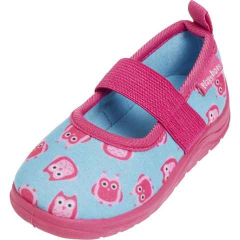 Playshoes Hausschuh Eulen Hausschuh