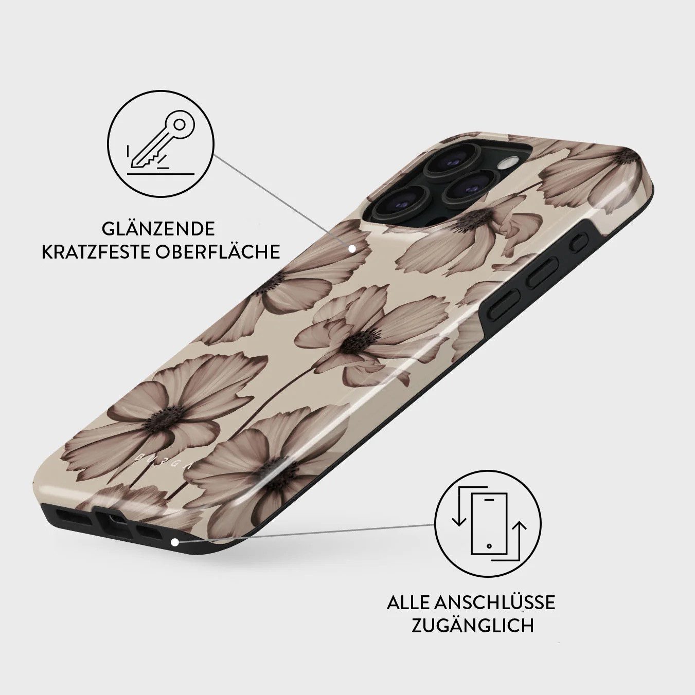 BURGA Handyhülle Tough MagSafe Case Barely Yours iPhone 15 Pro