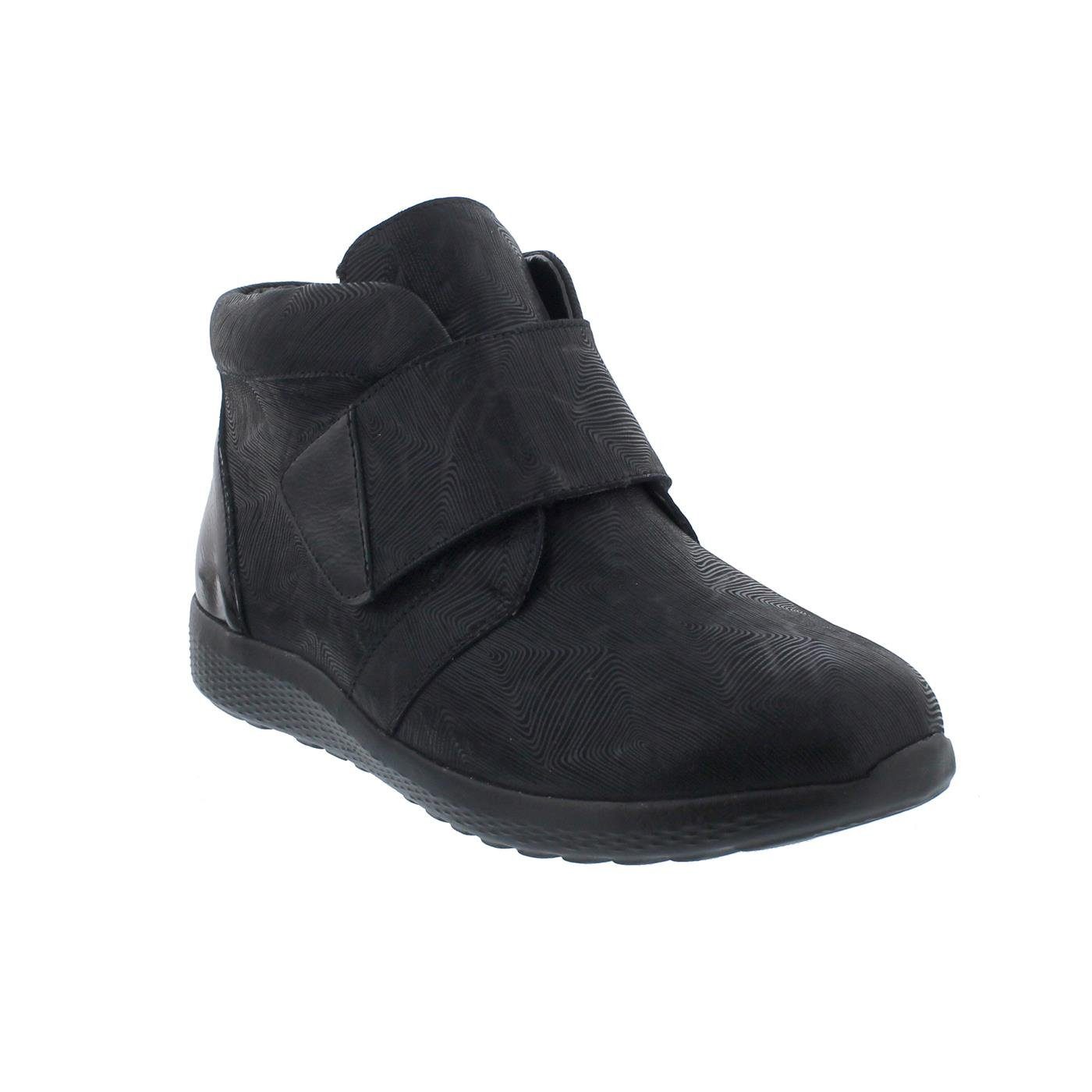 Waldläufer Waldläufer M-Ira Klett-Bootie, Nubuk- / Lackleder, schwarz, Wech günstig online kaufen