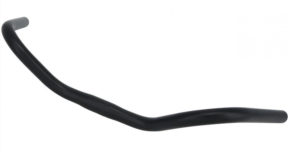 Ergotec Fahrradlenker Ergotec Stuttgarter Lenker 550mm Stahl 25,4mm 72mm Rise 68° schwarz -