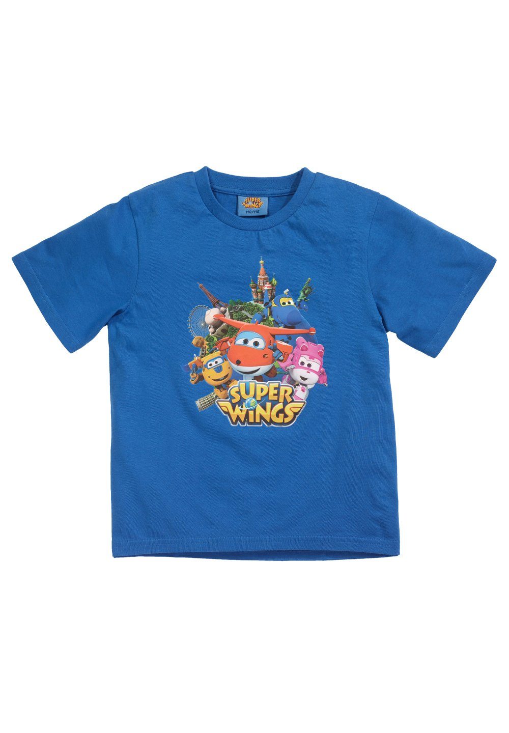 ONOMATO! T-Shirt Super Wings Kinder Jungen Kurzarm-Shirt