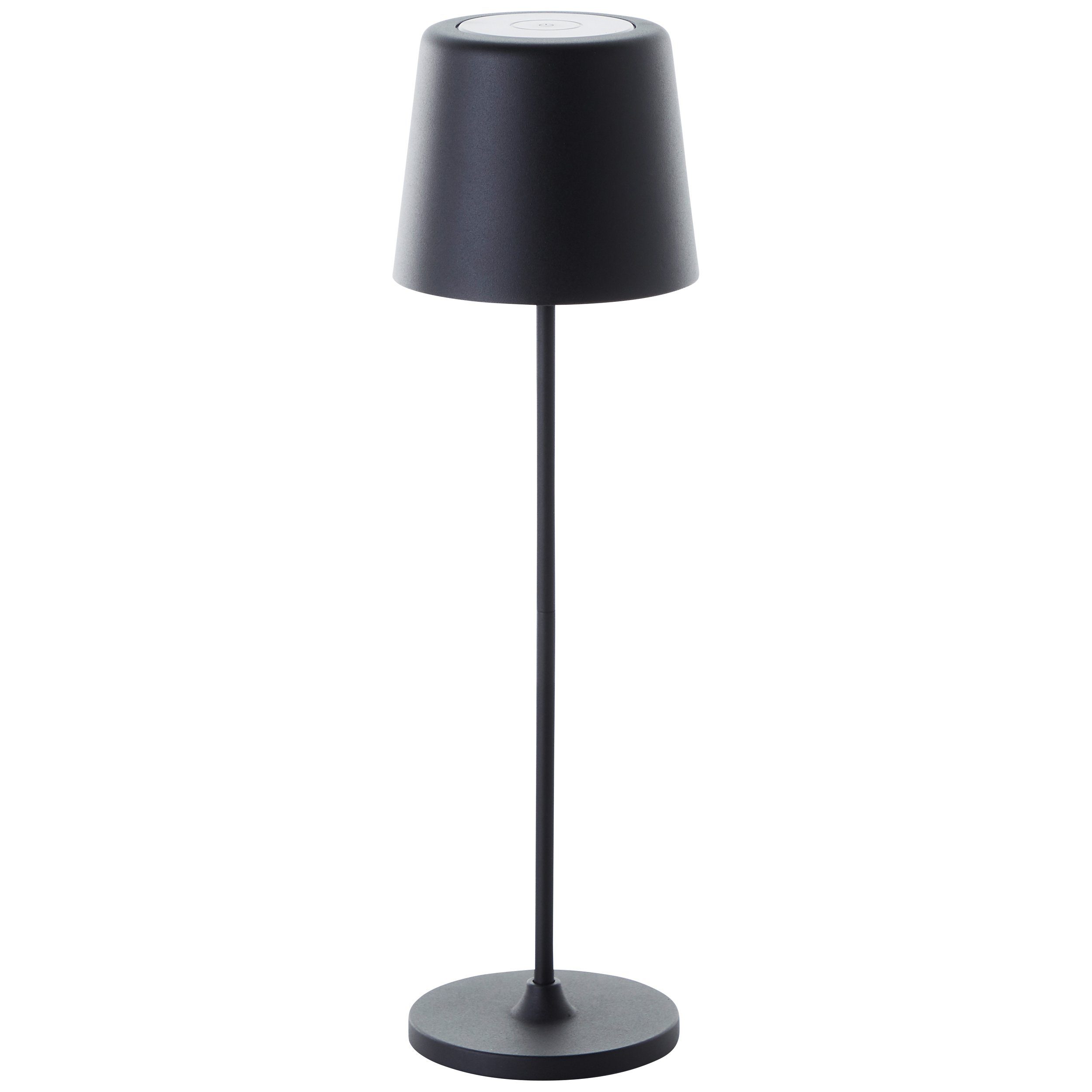 Brilliant LED Tischleuchte Kaami - mobile LED Außen Tischlampe, Dimmfunktion, mehrere Helligkeitsstufen, LED fest integriert, Warmweiß, mobile LED Außen Tischlampe, 37 cm, 310 lm, Touchdimmer, USB