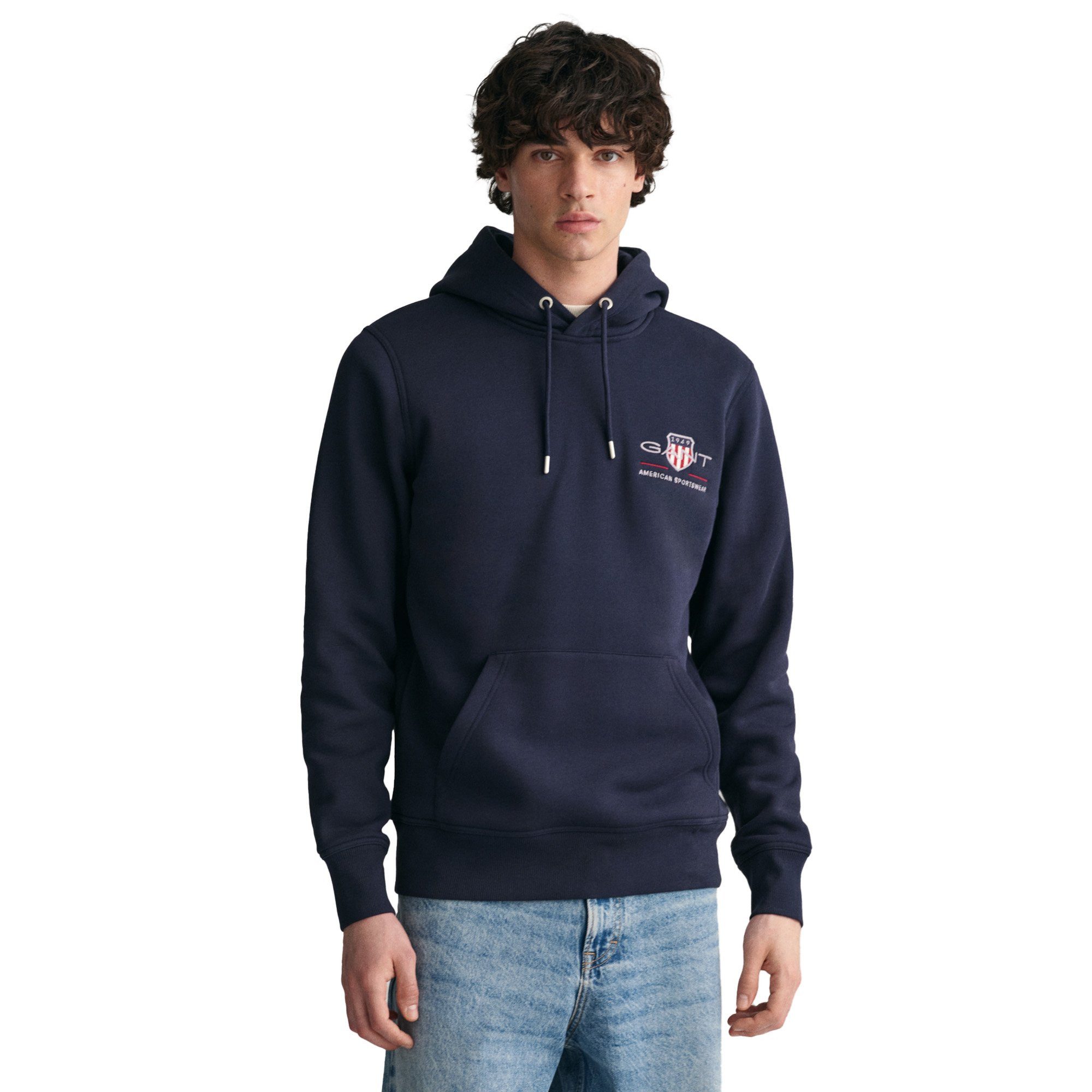 Gant Sweatshirt Herren Sweatshirt Baumwolle günstig online kaufen