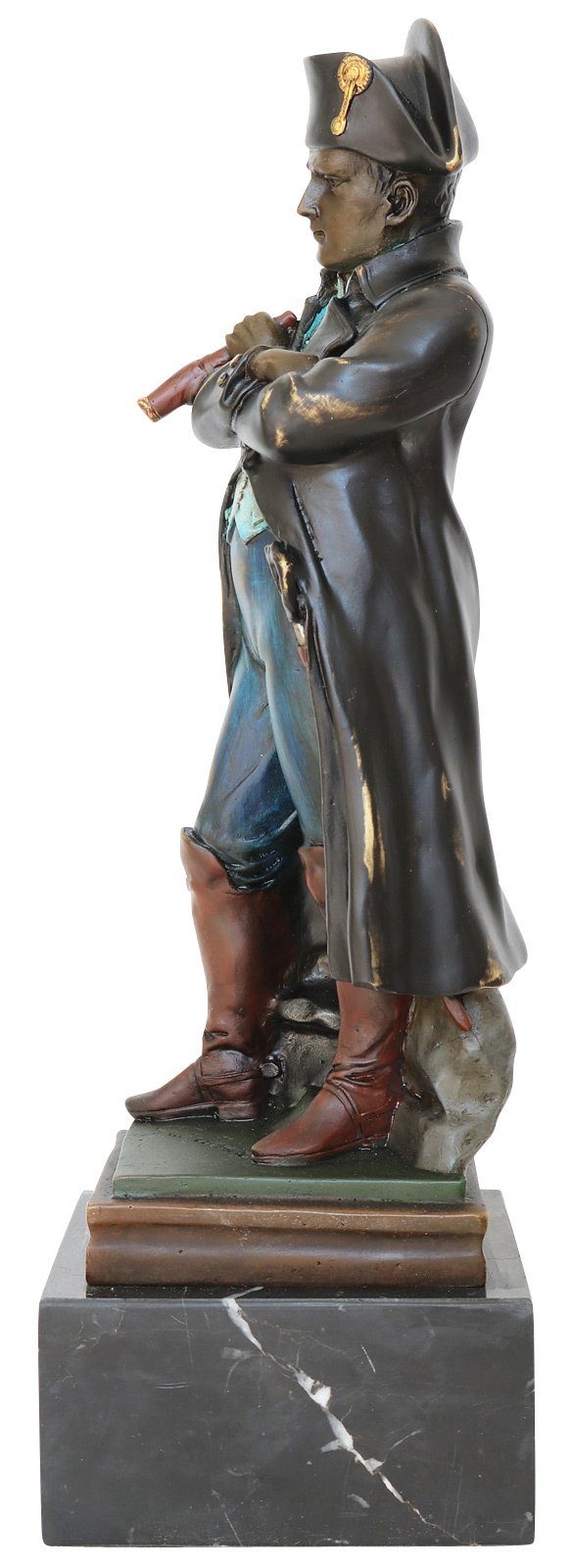 Skulptur Bronzeskulptur Figur 30,7cm Statue Bronze - Napoleon Antik-Stil Aubaho im