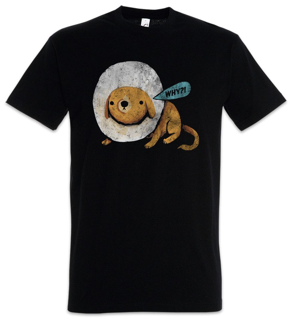 Urban Backwoods Print-Shirt Cone Dog Why Herren T-Shirt Deutscher Schäferhund Hund Tierarzt Hunde (1-tlg) Dog Dogs Dawg Liebe