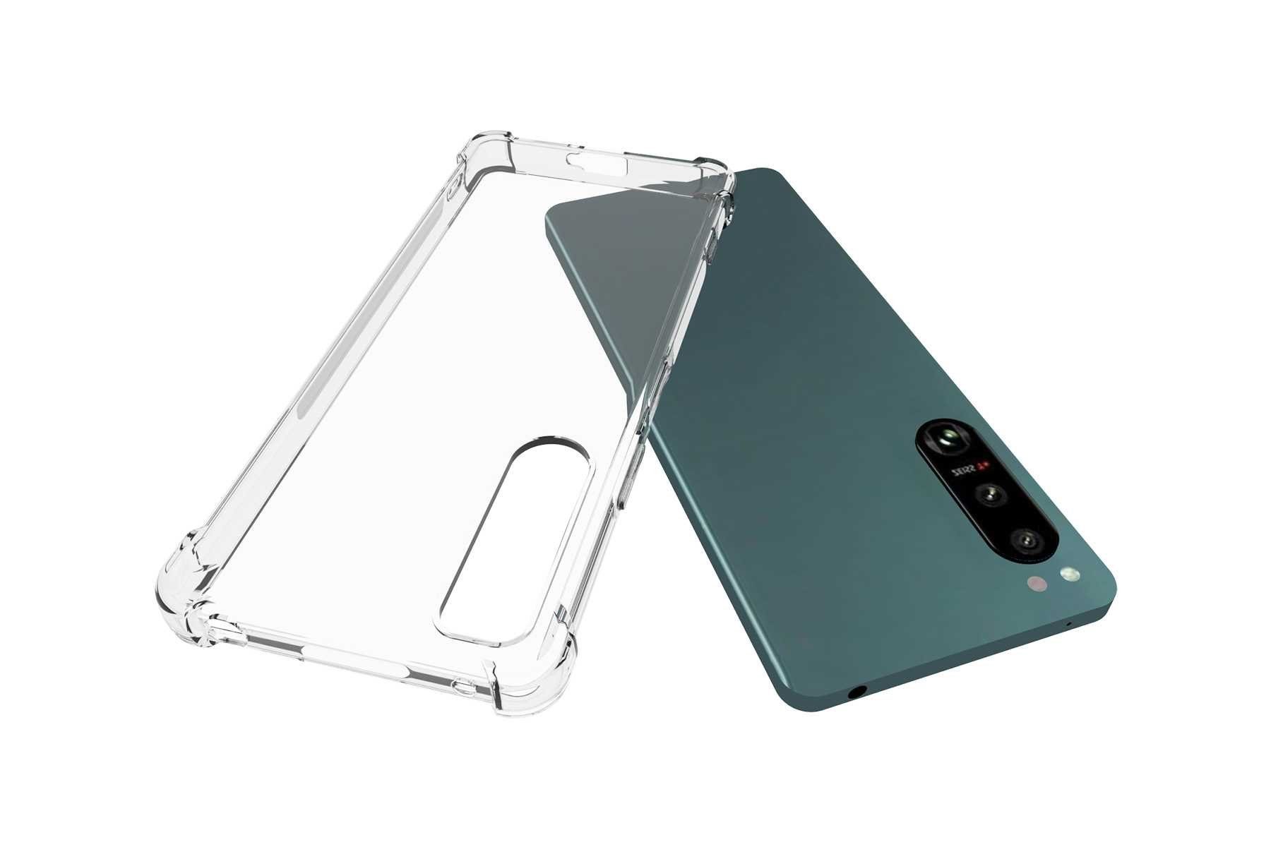 mtb more energy Smartphone-Hülle Clear Armor Case für Sony Xperia 5 IV (6.1), Transparente TPU Schutzhülle Case Backcover mit Anti-Shock Verstärkung