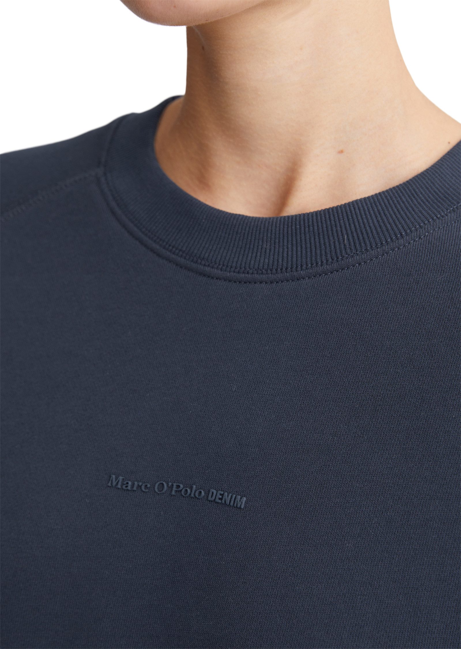 Marc O'Polo DENIM Sweatshirt Im modernen O-Shape, locker geschnitten und Raglanärmeln – Bild 3 von 5