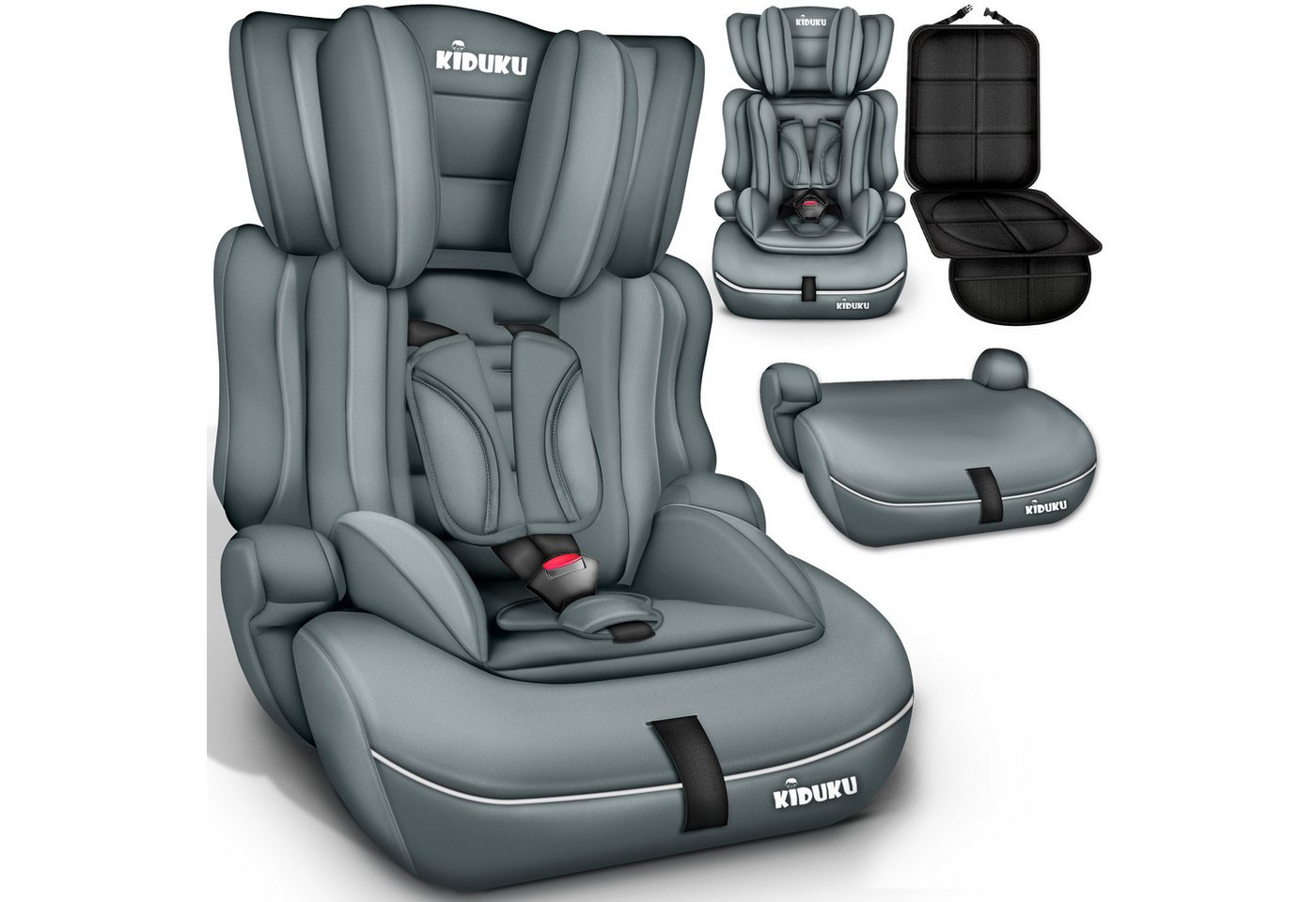 KIDUKU Autokindersitz Kindersitz 9-36 kg (1-12 Jahre), Autositz ECE R 129/03, Kinderautositz Gruppe 1/2/3