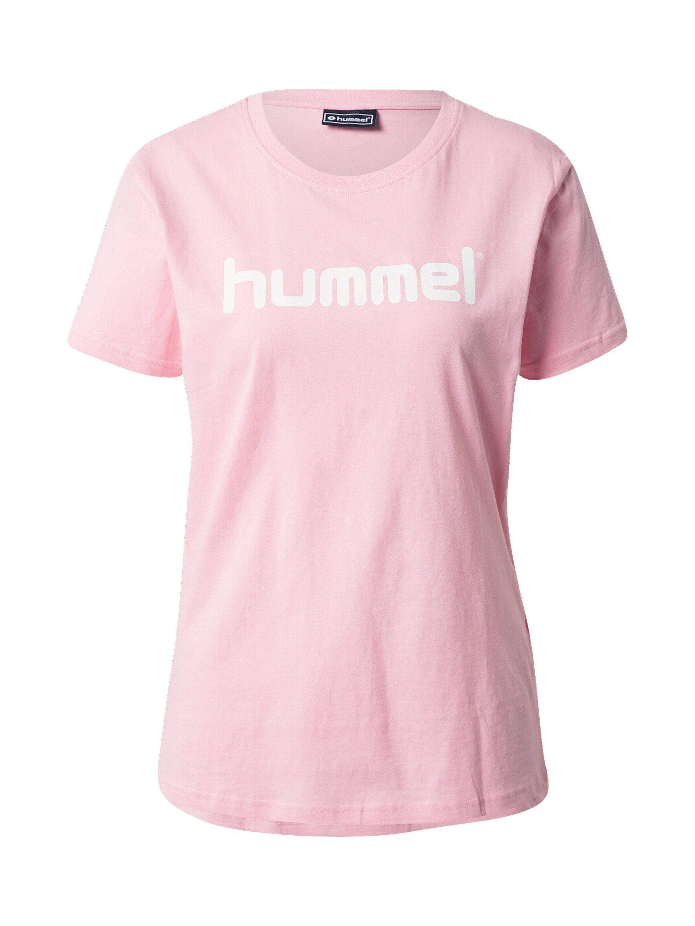 hummel T-Shirt (1-tlg) Plain/ohne Details Braun