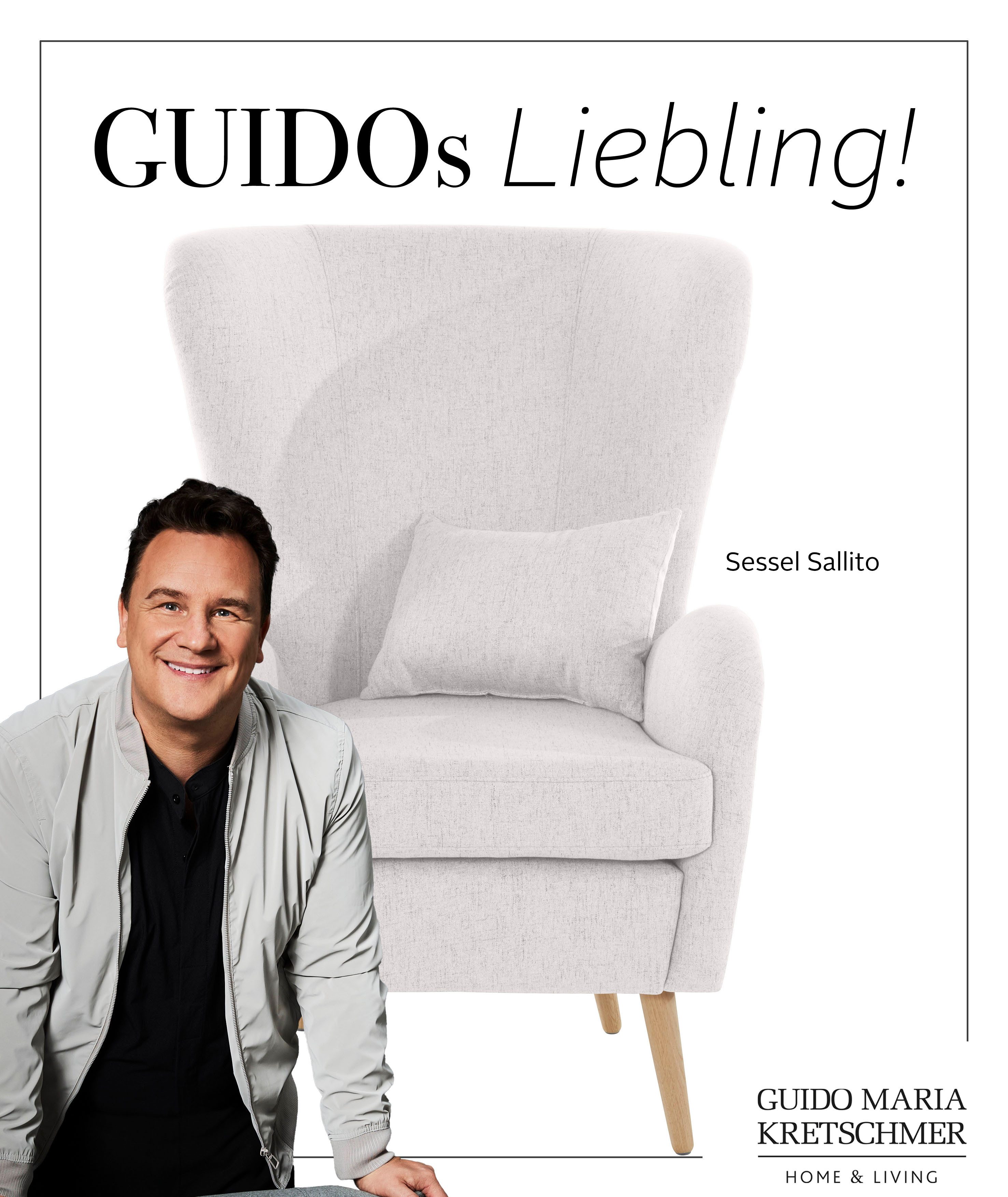 Guido Maria Kretschmer Home&Living Sessel Sallito, günstig online kaufen
