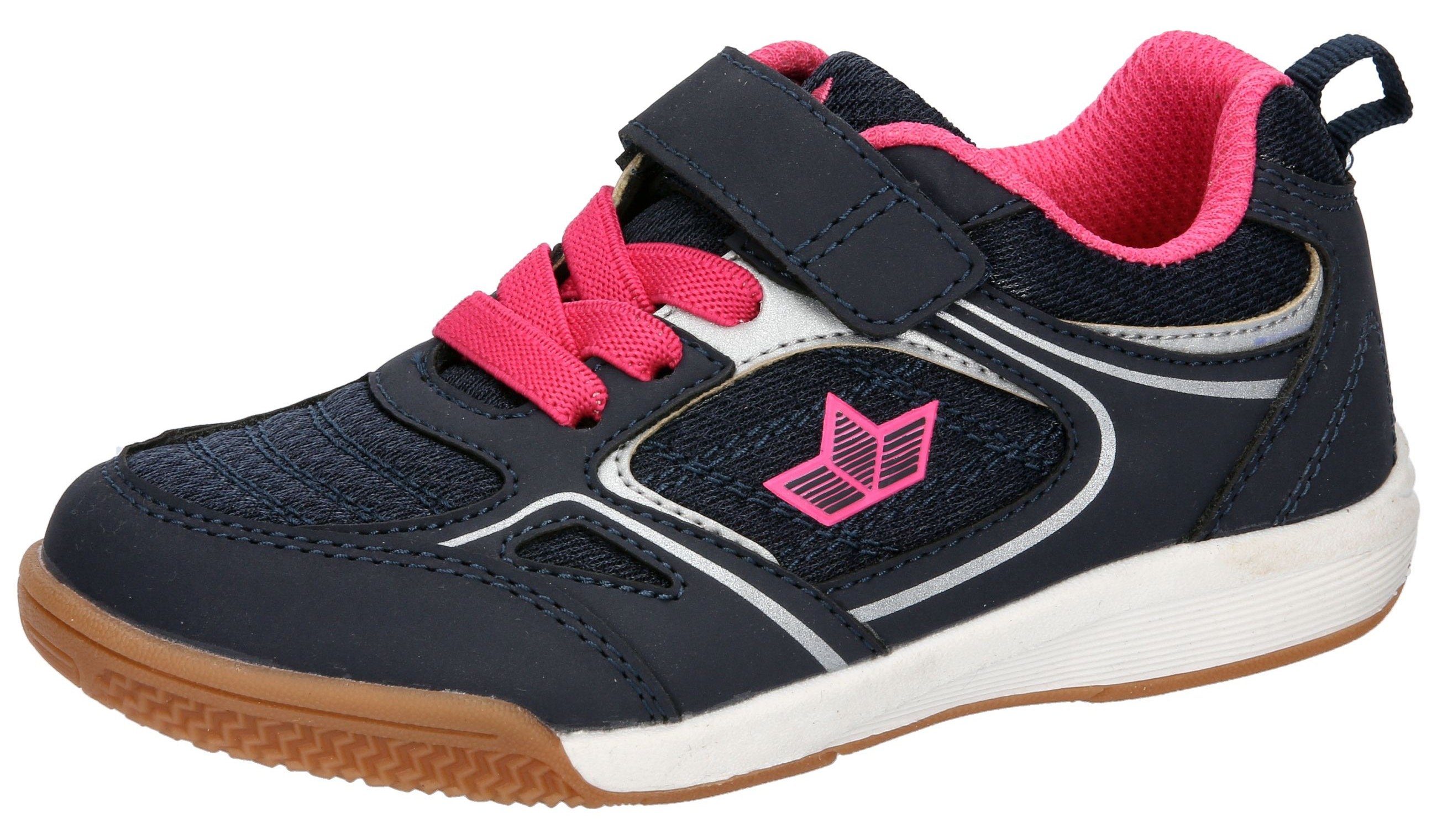 Gummizug VS RACINE navy Sneaker mit Lico pink