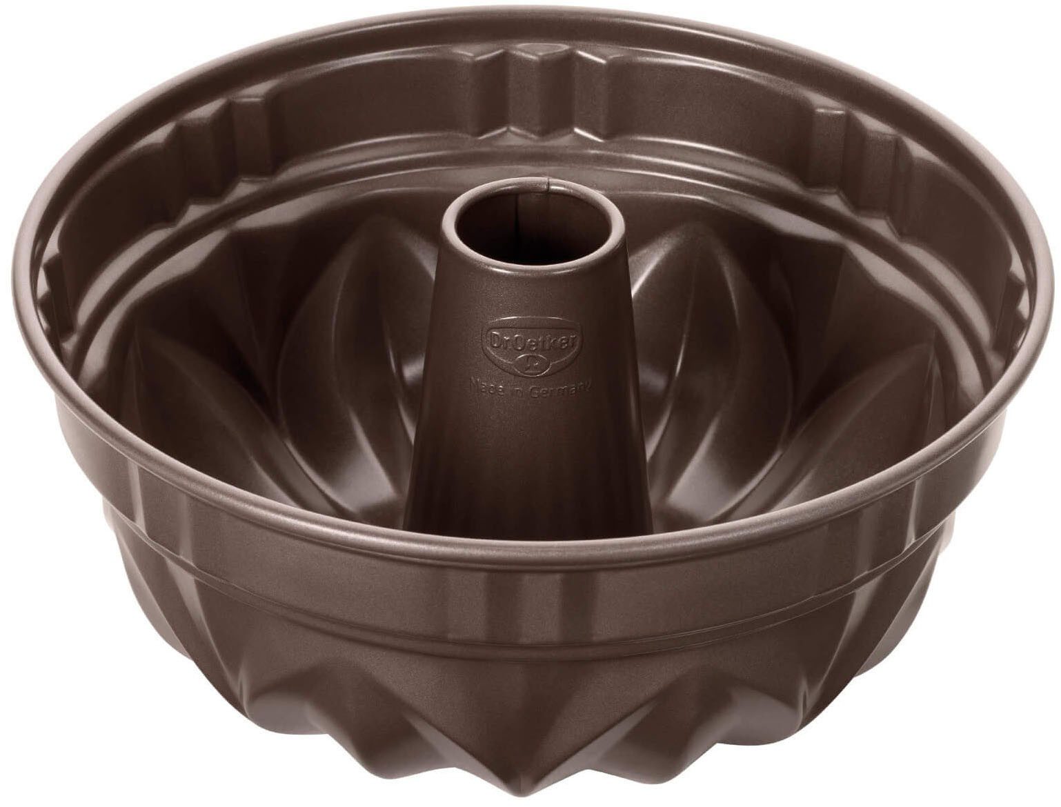 Dr. Oetker Küchenhelfer Gugelhupfform Back-Edition, Ø 25 cm, für Klassiker & kreative Backideen, mit Antihaft-Beschichtung, hitzebeständig bis 230°C