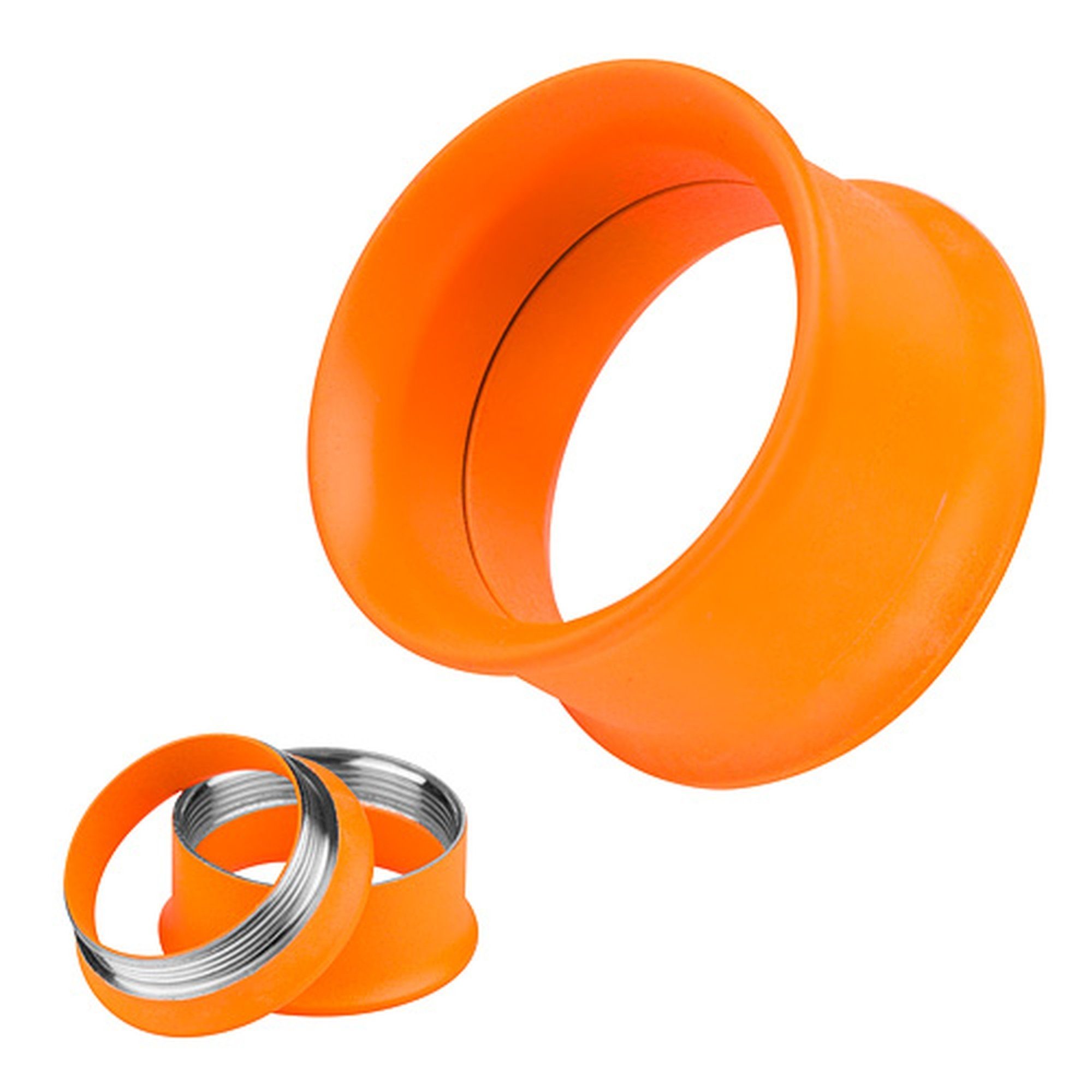Taffstyle Plug Piercing Schraubverschluss Bunt Neon, Flesh Tunnel Ohr Piercing Plug Ohrpiercing Schraub Ear Edelstahl