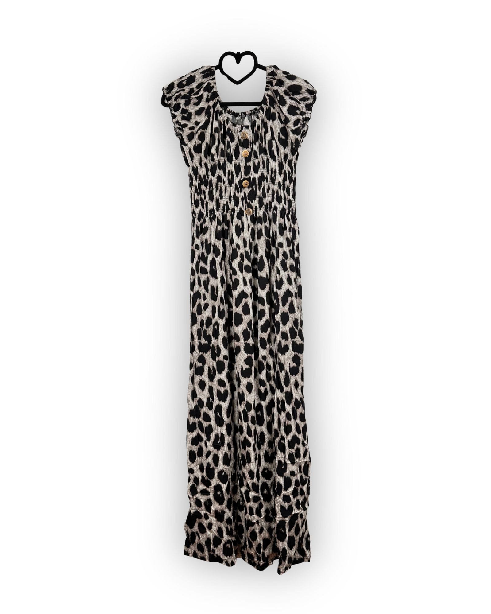 ITALY VIBES Maxikleid RAFFAELLA - Leo Maxikleid - Luftiges Kleid - langes K günstig online kaufen