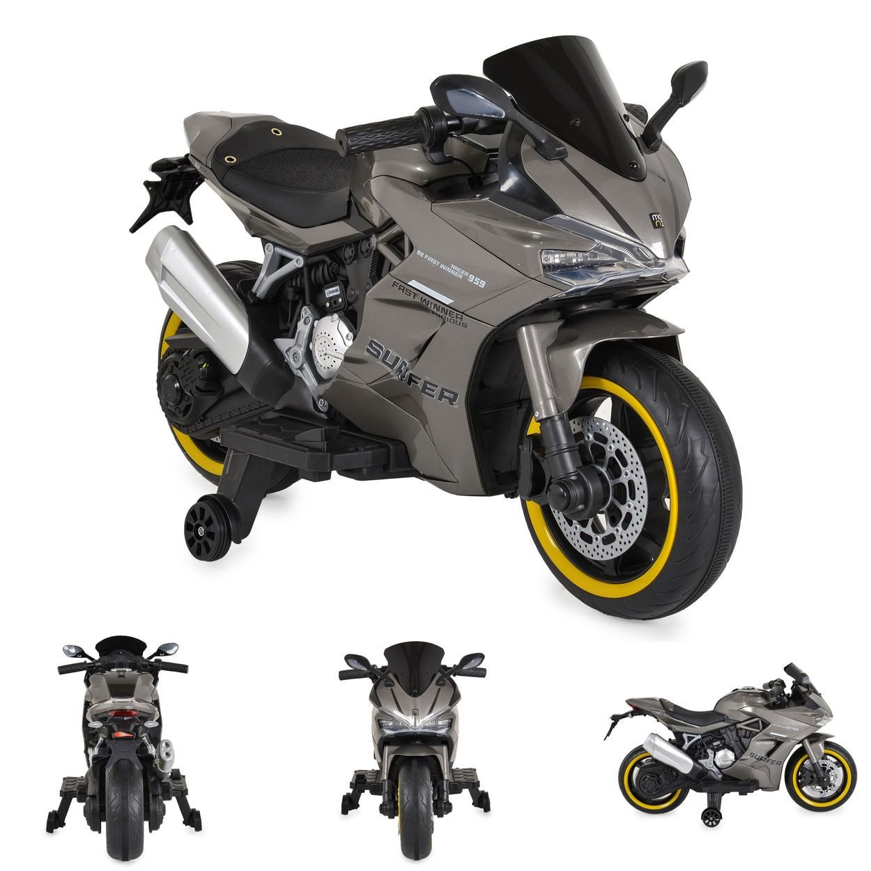 Elektro-Kindermotorrad Kinder Elektromotorrad Surfer