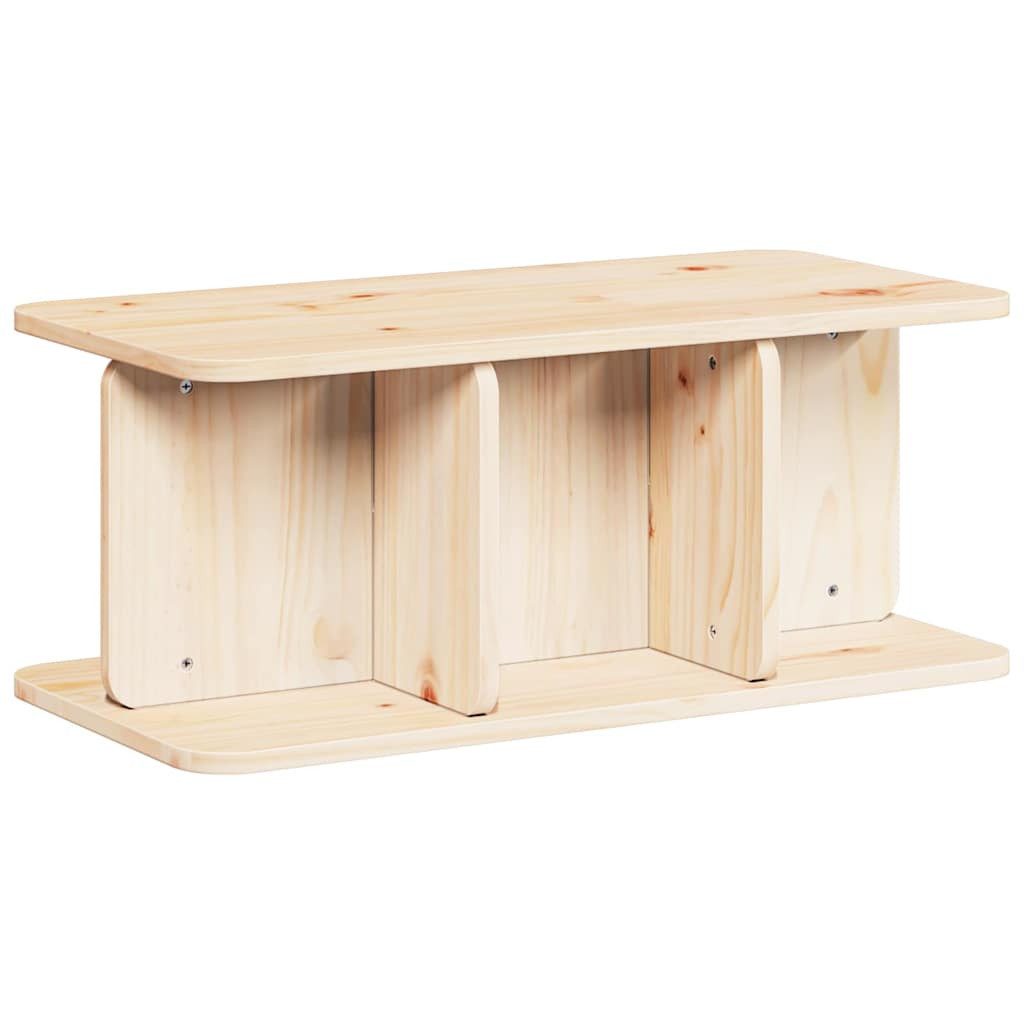 vidaXL Couchtisch Couchtisch Natur 80 x 39,5 x 33,5 cm Massivholz Kiefer (1-St)