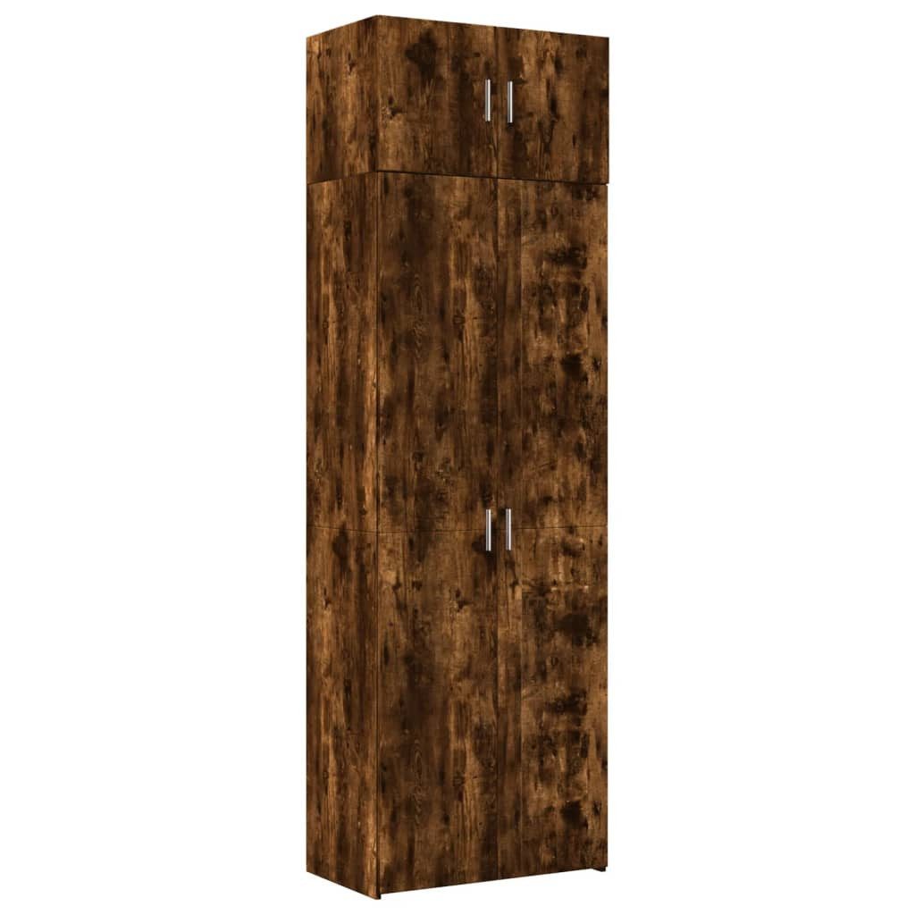 vidaXL Sideboard Hochschrank Räuchereiche 70x42,5x225 cm günstig online kaufen