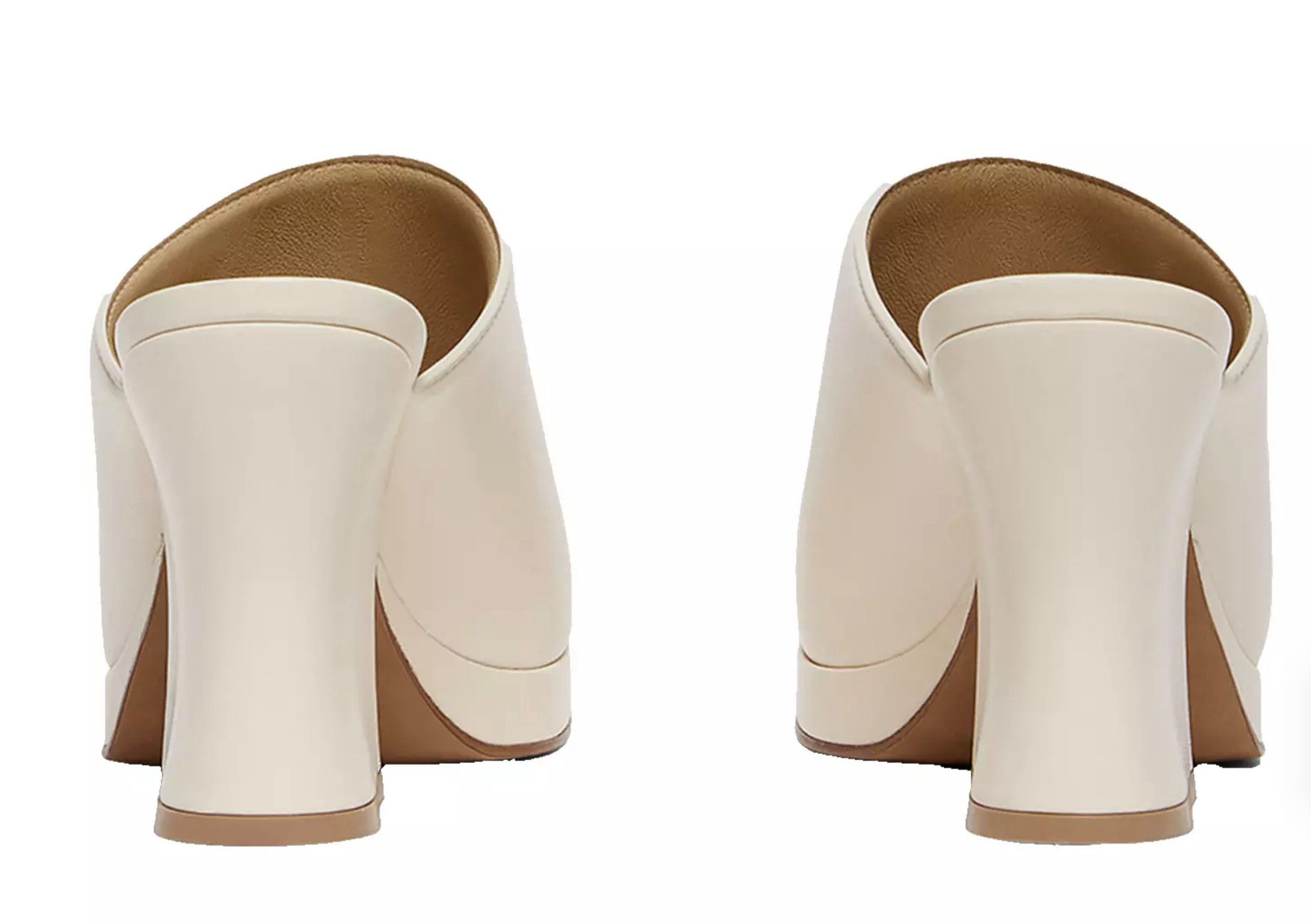 BOTTEGA VENETA Stack Absatzschuhe Mules Pantoletten Pumps Elastischem Lammleder mit natürlicher, körniger Textur