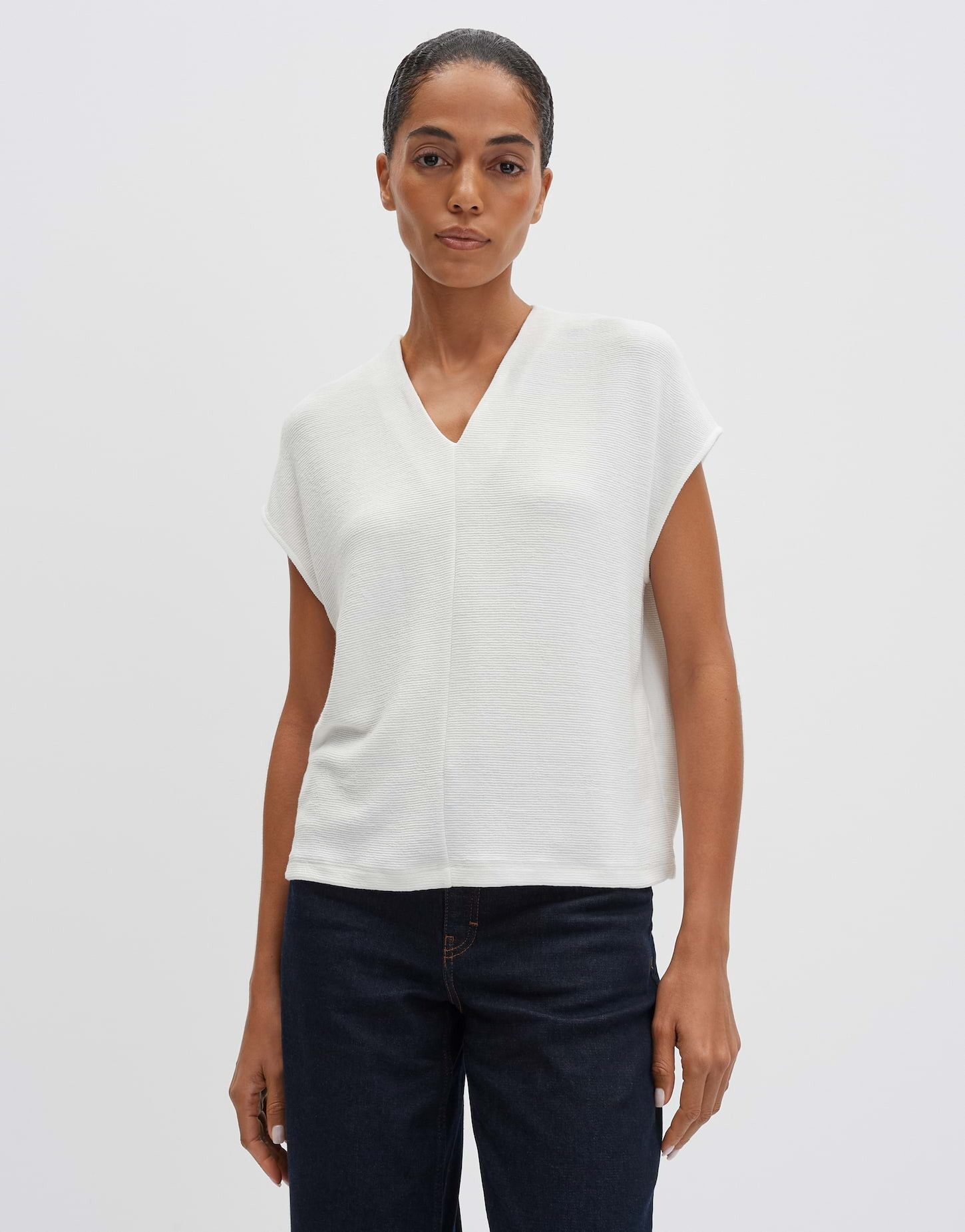 someday Kurzarmshirt KALANI aus Ottoman Jersey