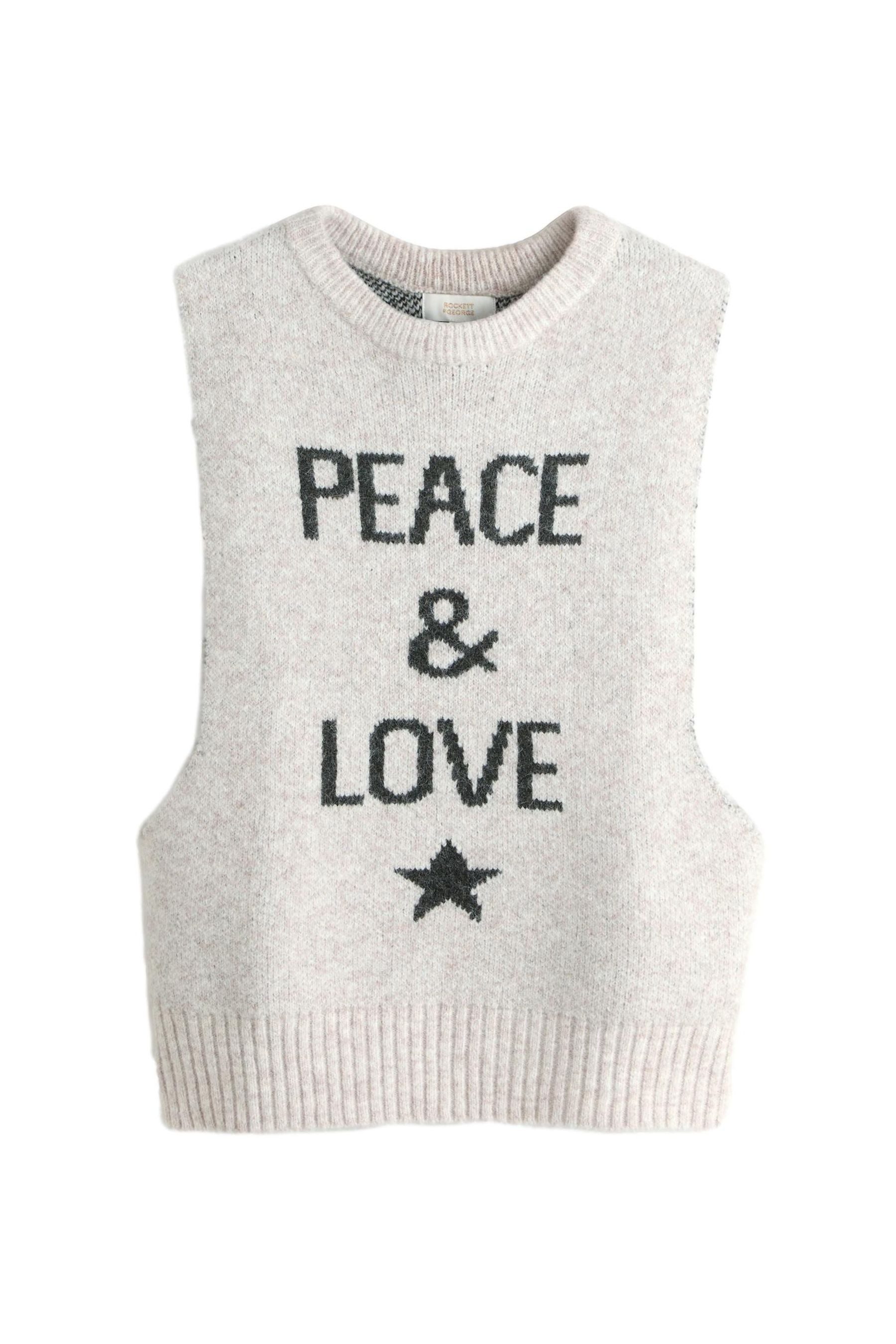 Rockett St George Strickpullover Rockett St George Trägertop, Peace and Lov günstig online kaufen
