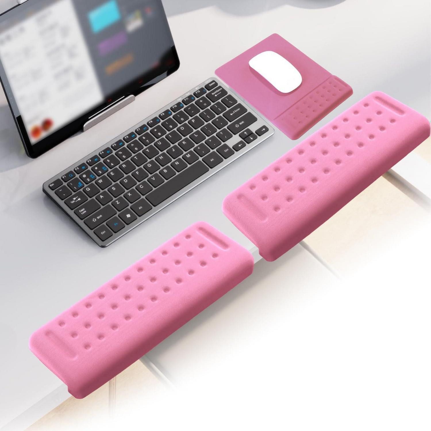 LuxusKollektion Handballenauflage Ergonomische Handballenauflage 3er Rosa (3-St)